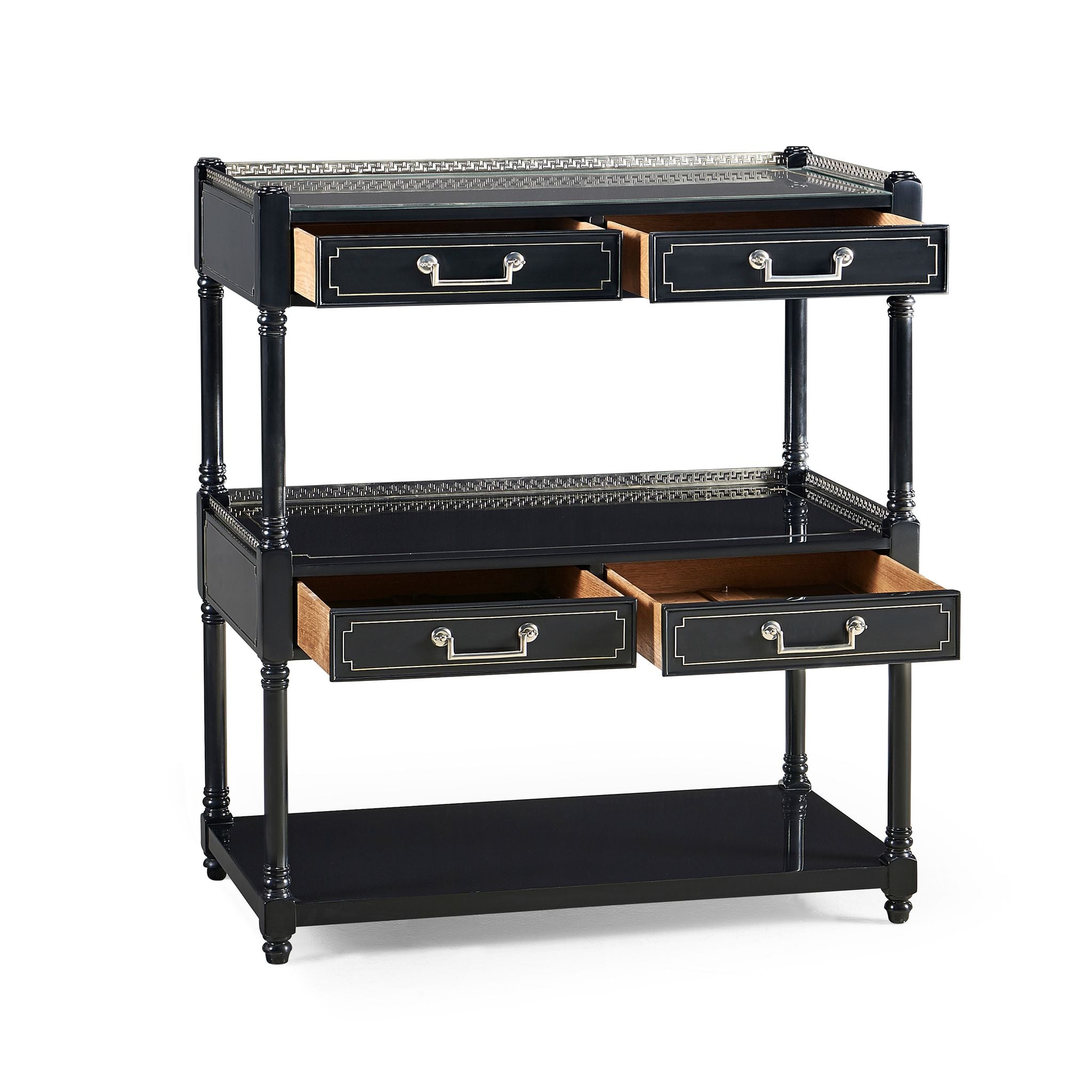 Jonathan Charles Flux Lacquer Etagere
