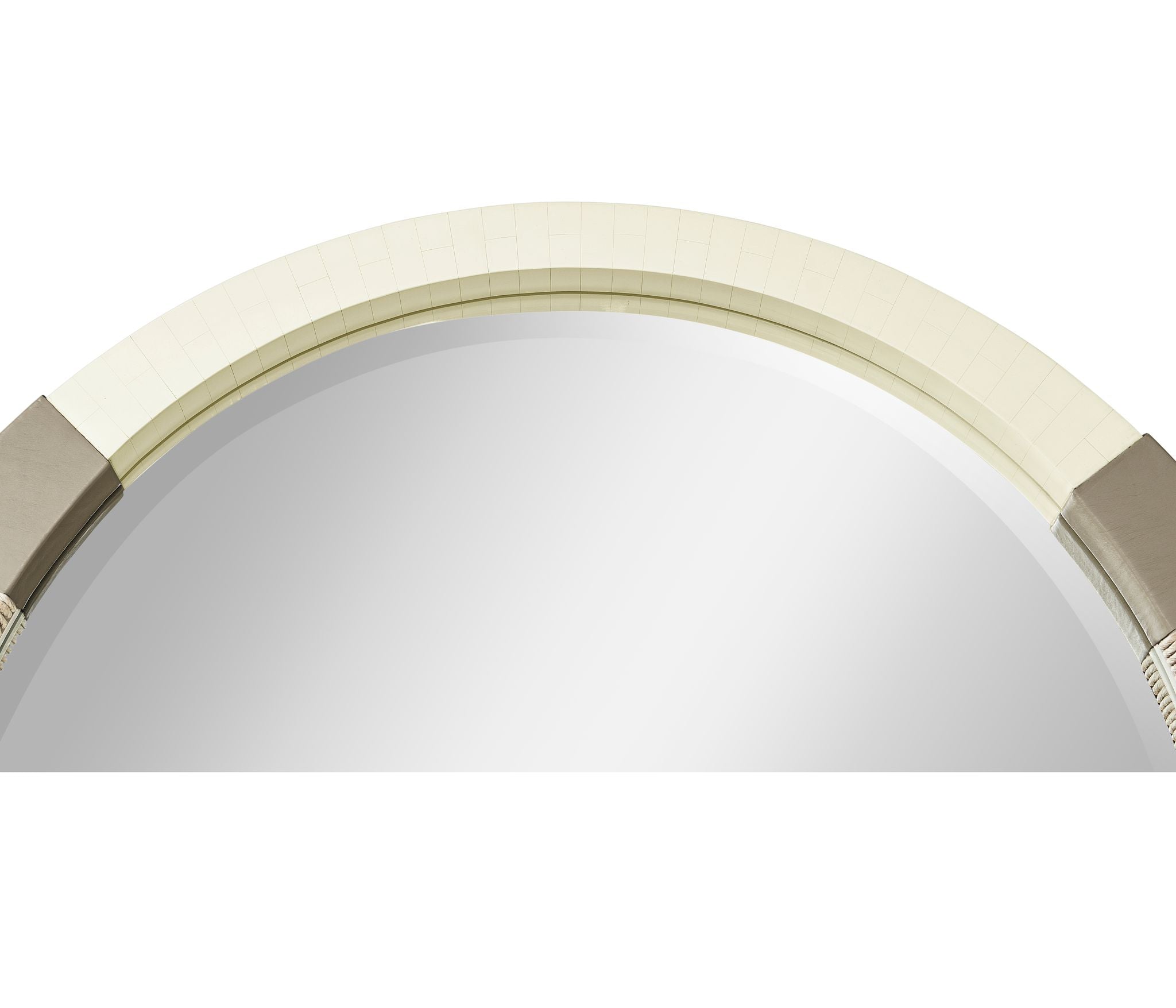Jonathan Charles Gyre Round Multimedia Mirror