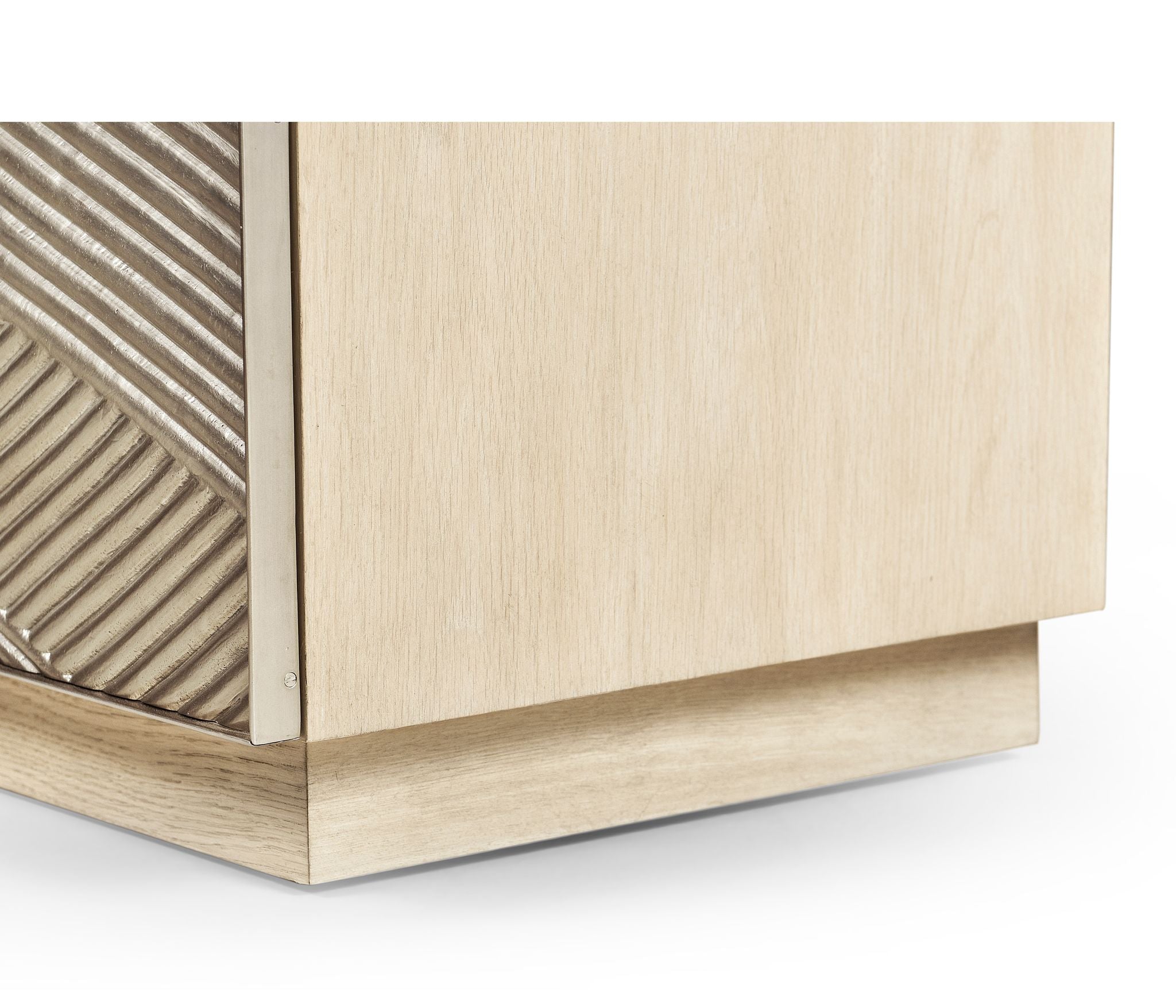 Jonathan Charles Capillary Metal Texture Double Dresser