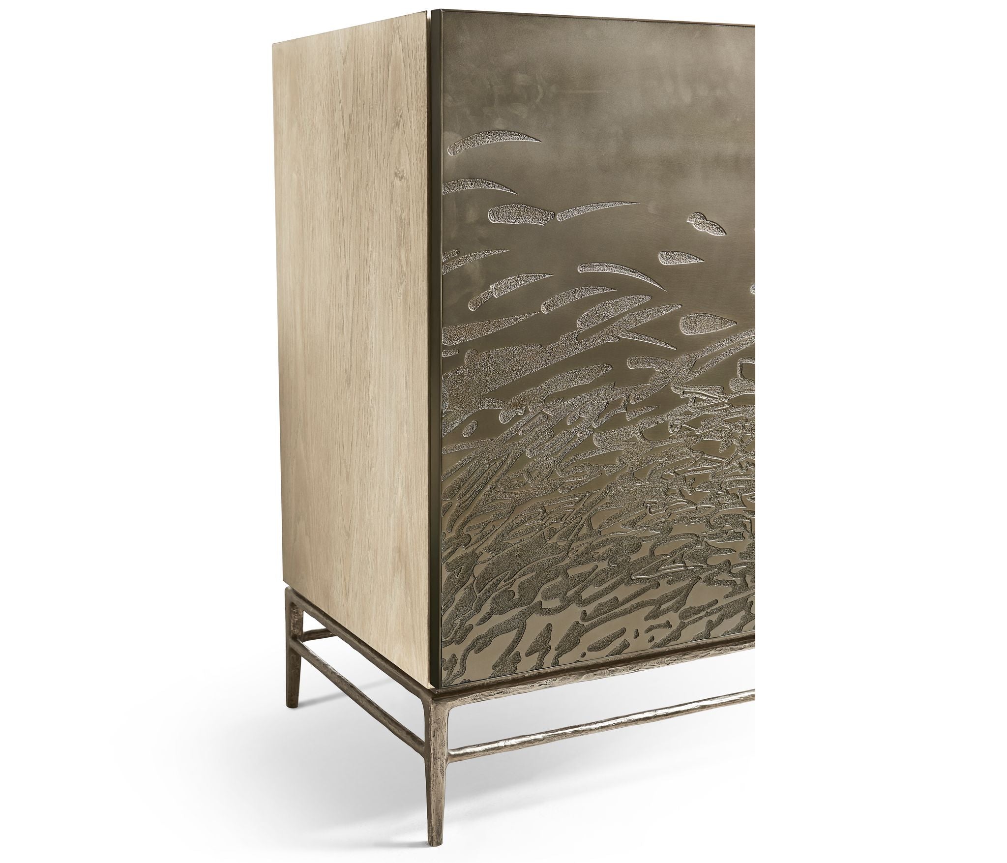 Jonathan Charles Diel Acid Etched Door Chest
