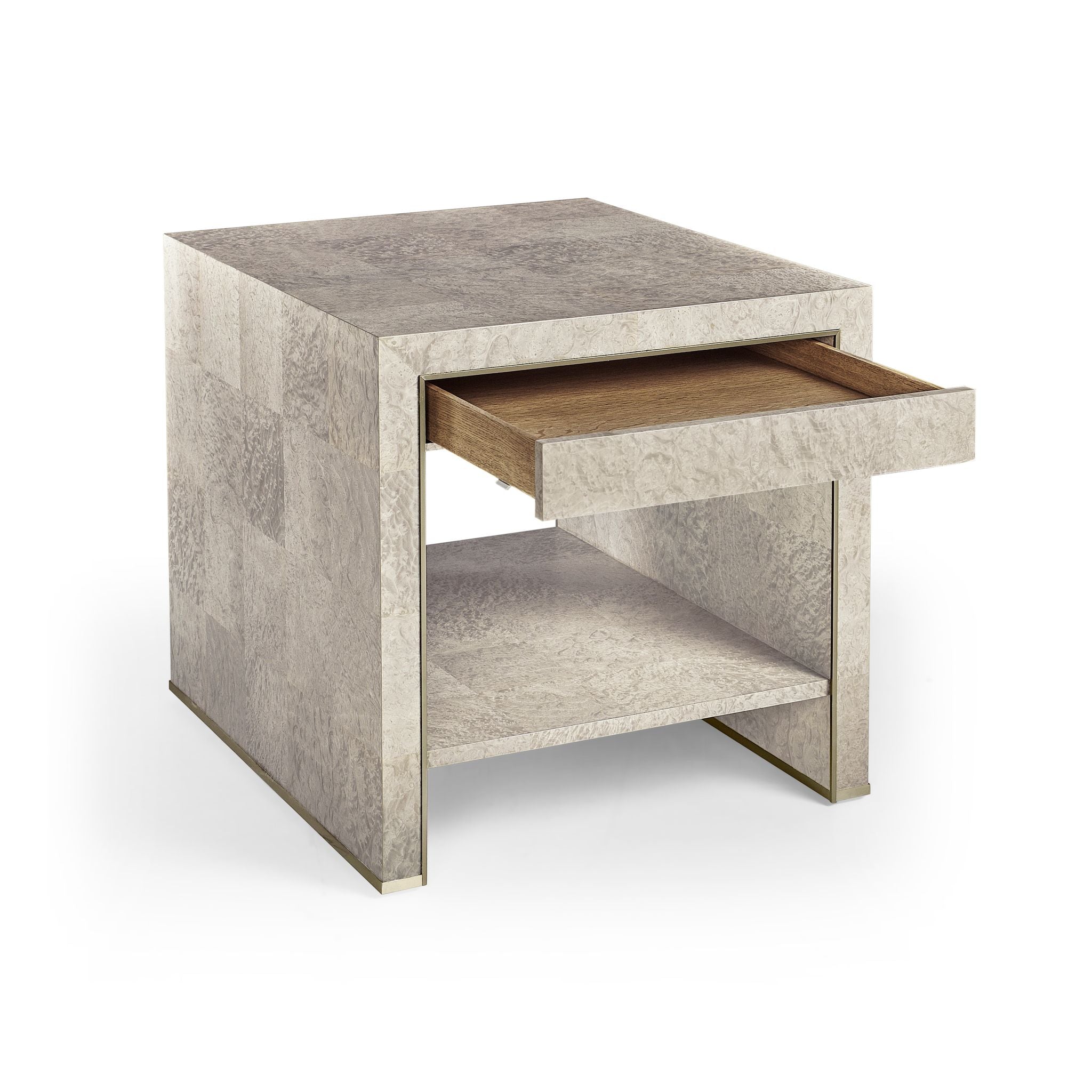 Jonathan Charles Skookumchuck Madrona Burl End Table