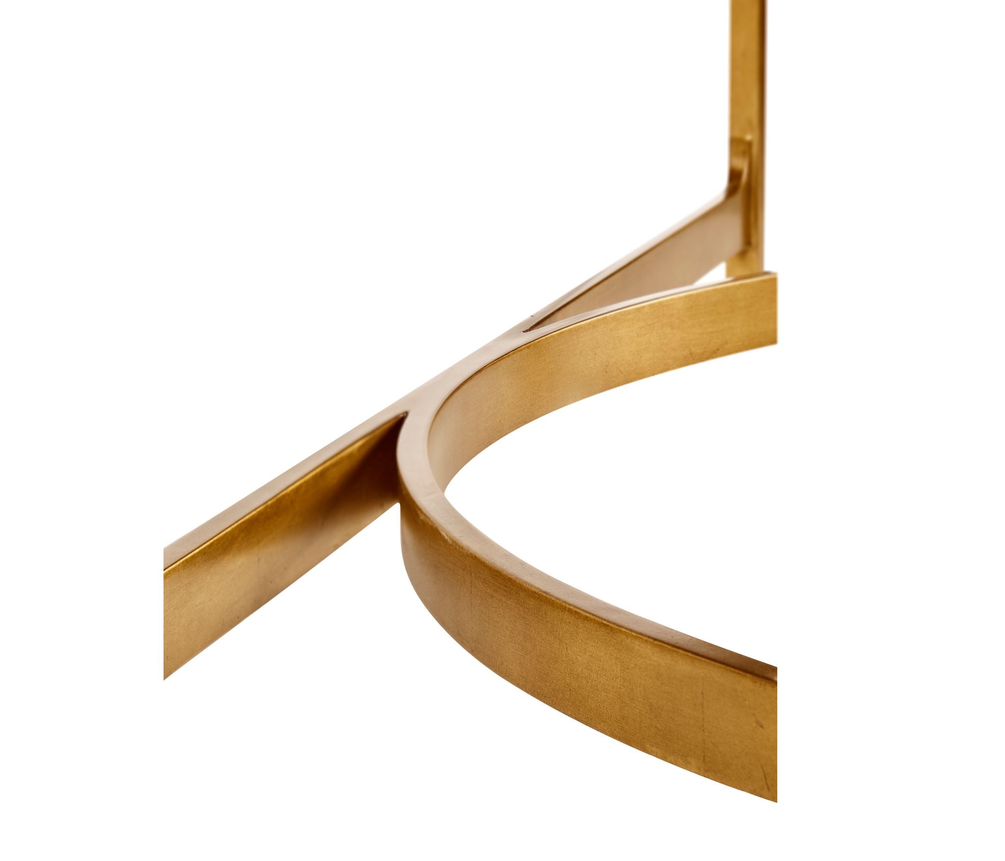 Jonathan Charles Large Eglomise & Gilded Iron Console