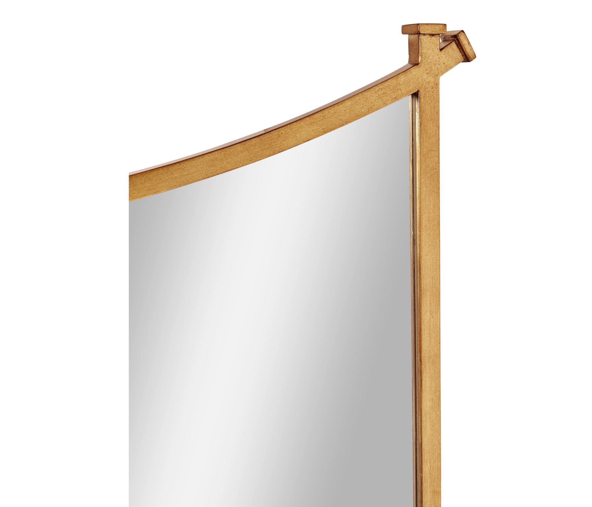Jonathan Charles Gilded Iron Mirror