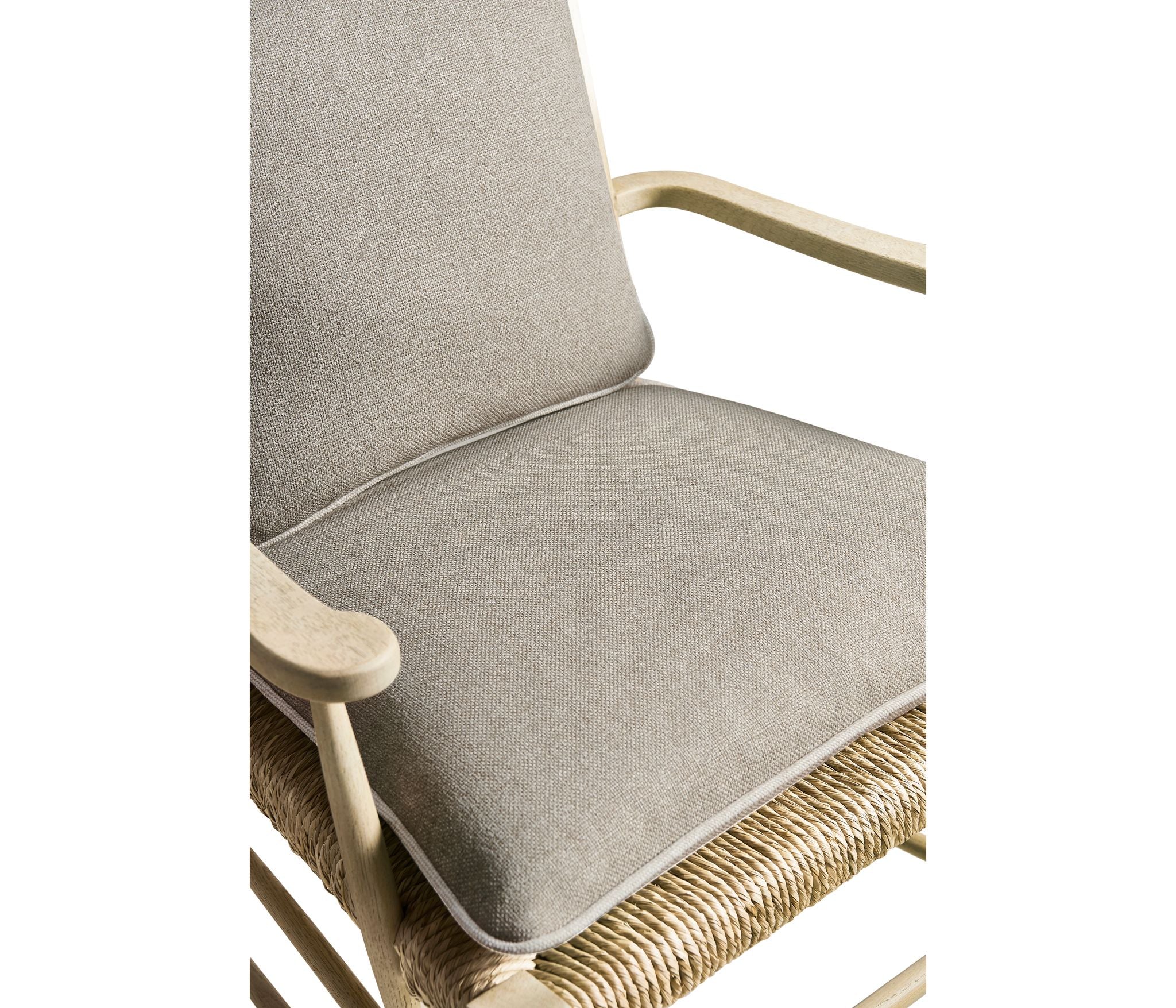 Jonathan Charles Doppler Ladder Back Arm Chair — Stripped Oak