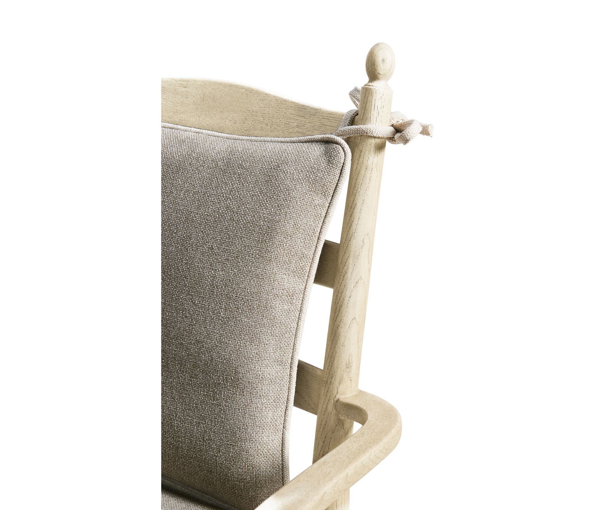 Jonathan Charles Doppler Ladder Back Arm Chair — Stripped Oak