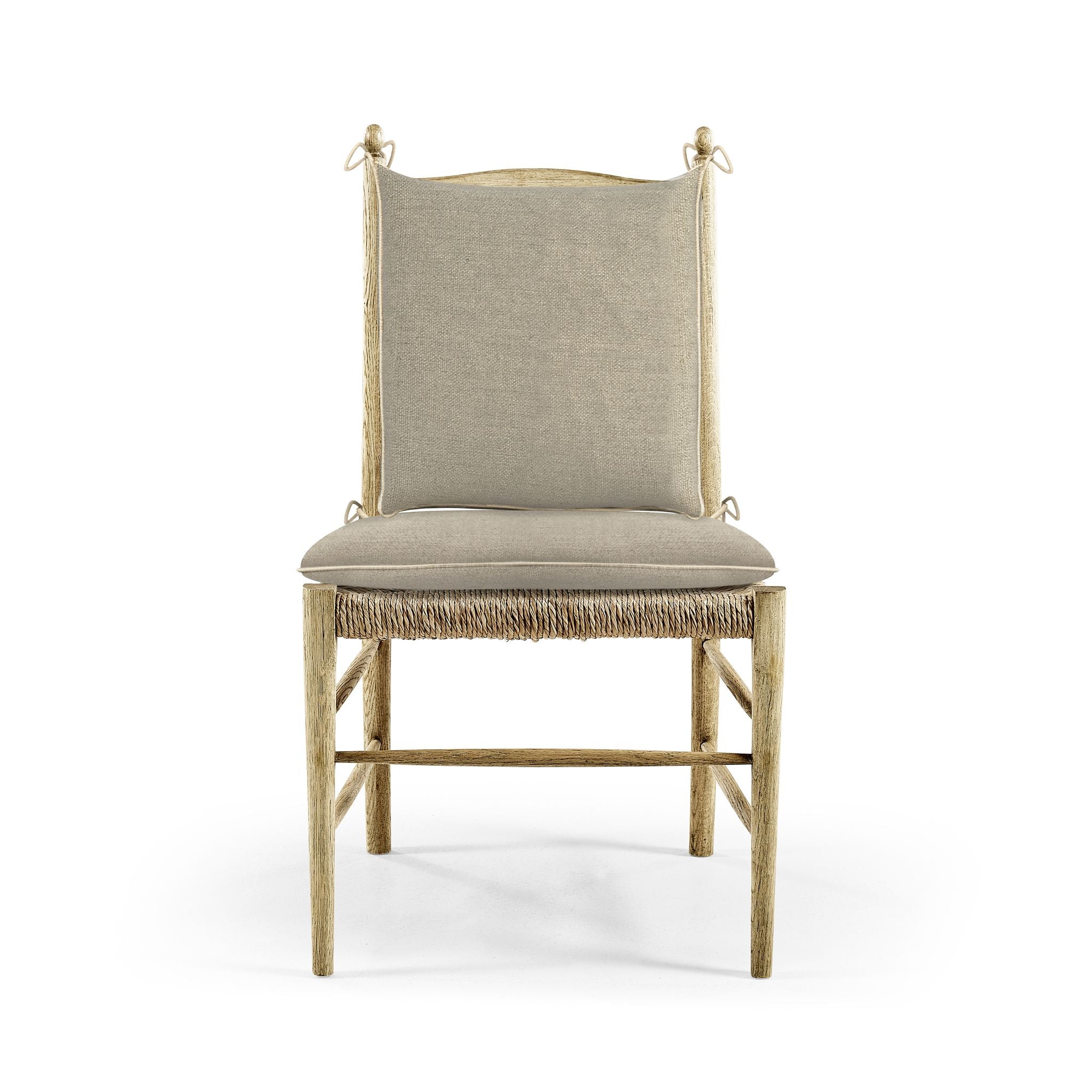Jonathan Charles Doppler Ladder Back Side Chair — Stripped Oak