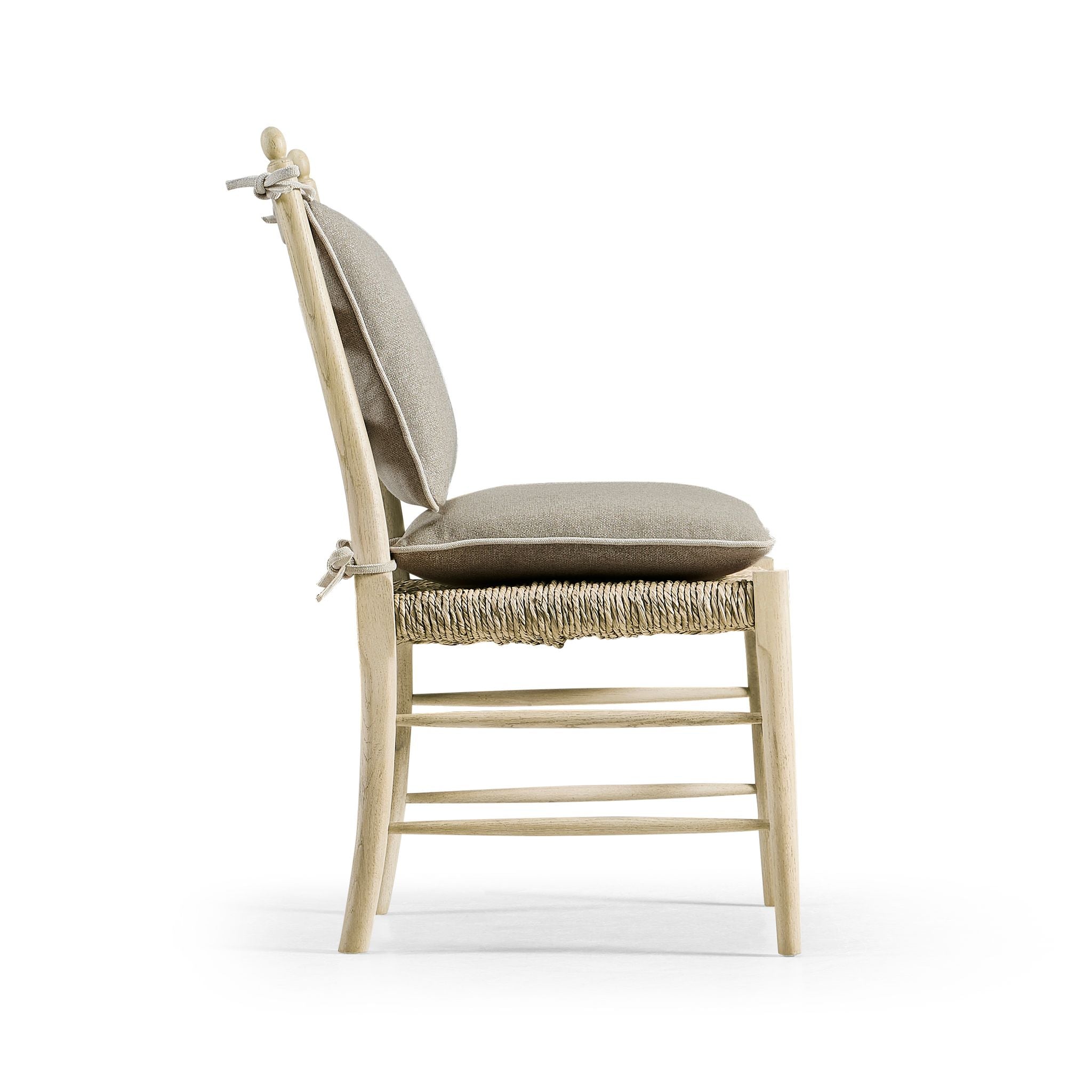 Jonathan Charles Doppler Ladder Back Side Chair — Stripped Oak