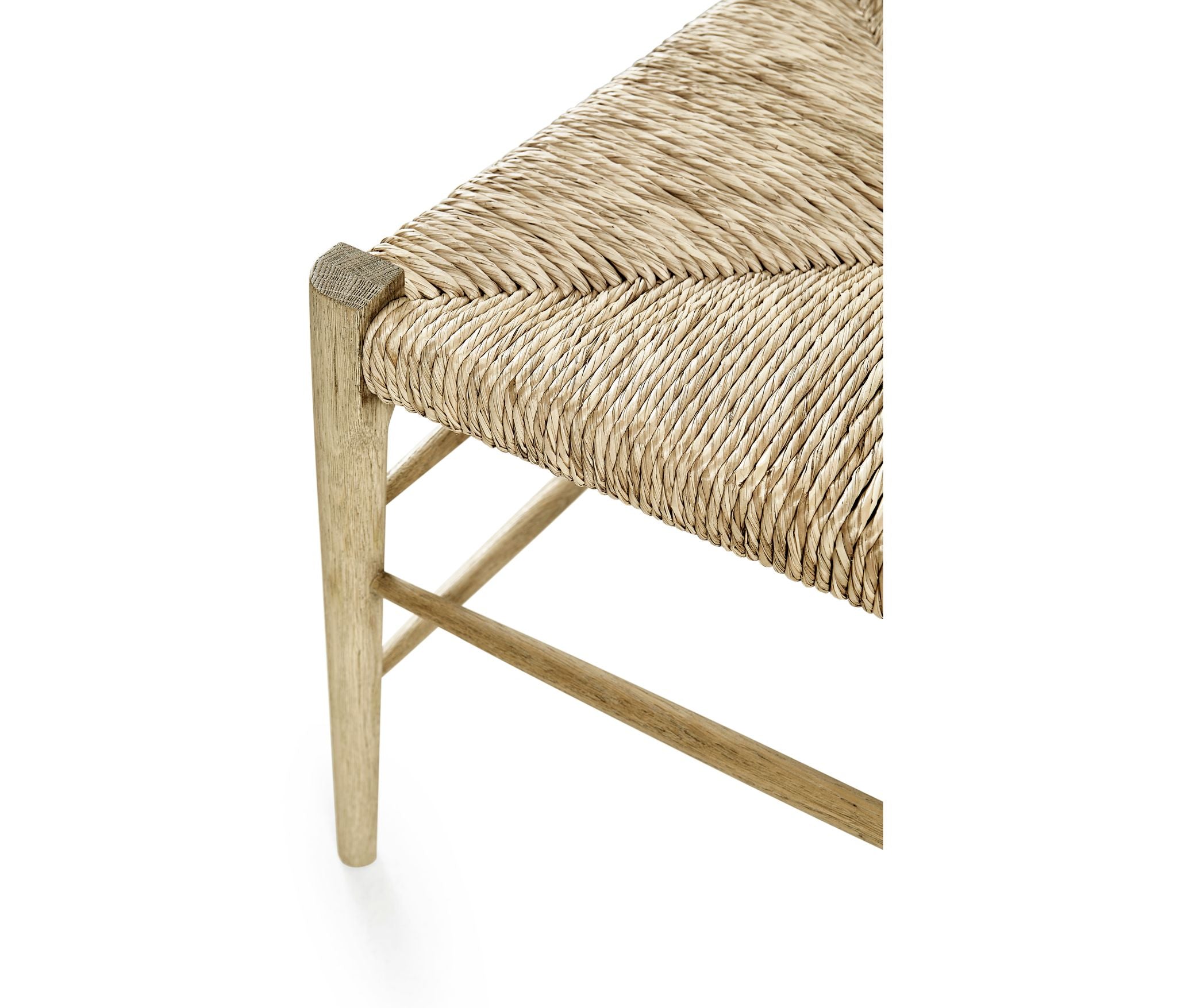 Jonathan Charles Doppler Ladder Back Side Chair — Stripped Oak