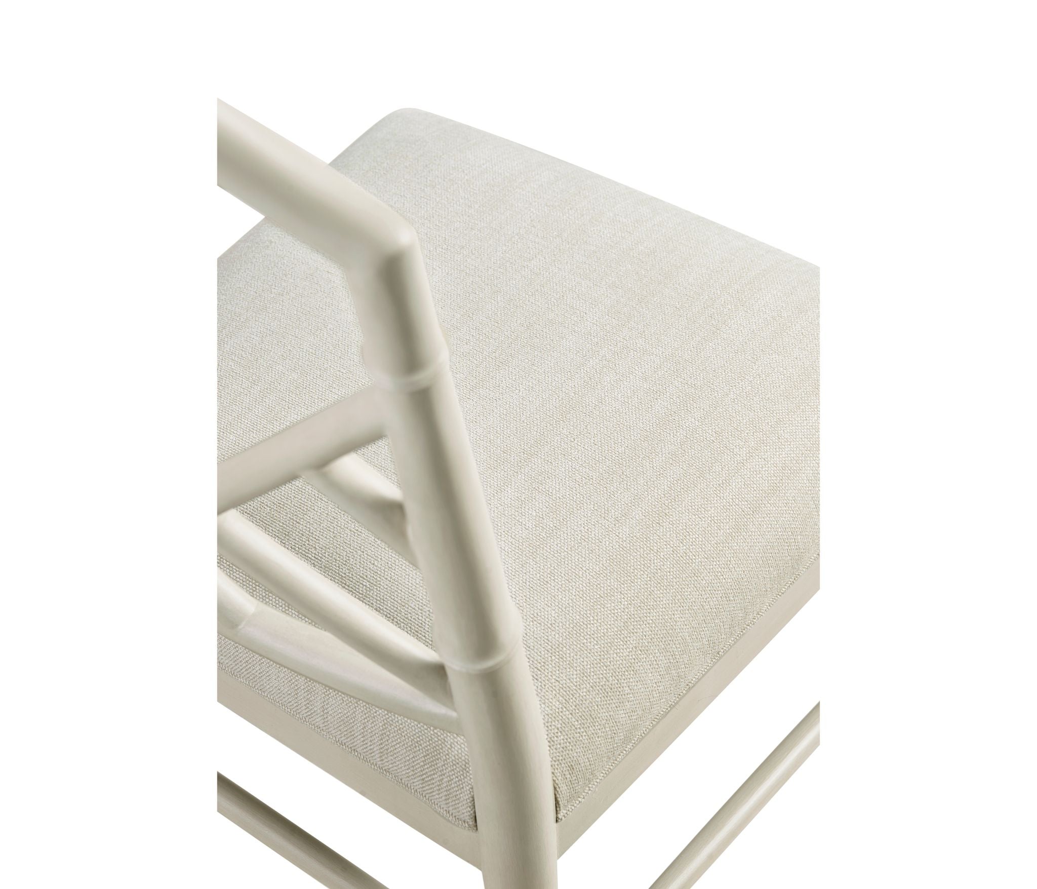 Jonathan Charles Saros Chippendale Bamboo Side Chair — London Mist