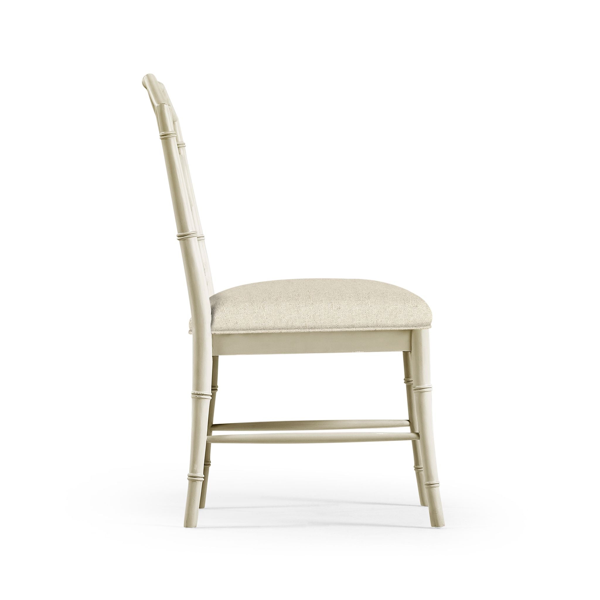 Jonathan Charles Saros Chippendale Bamboo Side Chair — London Mist