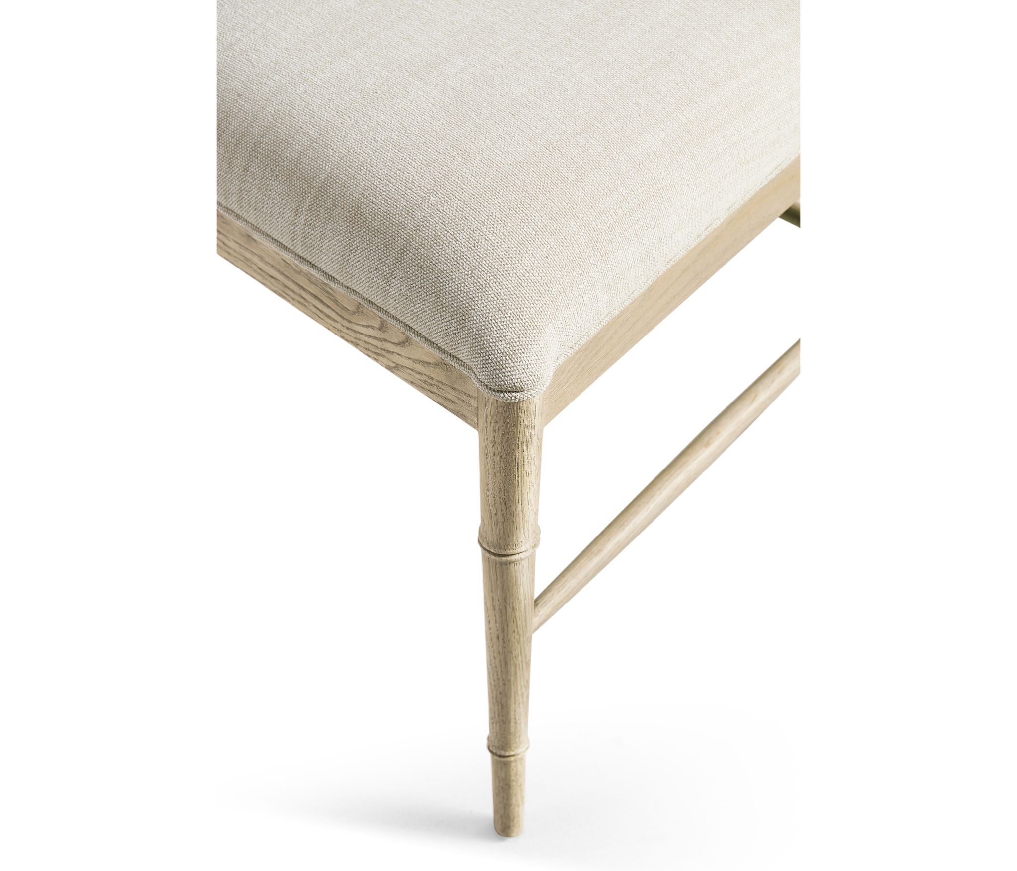 Jonathan Charles Saros Chippendale Bamboo Side Chair — Stripped Oak