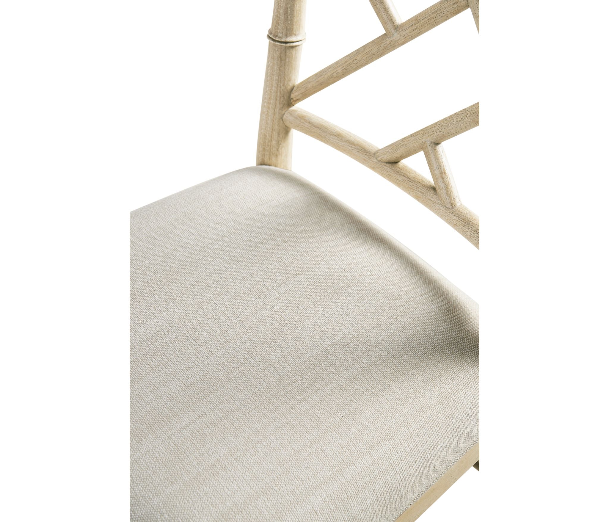 Jonathan Charles Saros Chippendale Bamboo Side Chair — Stripped Oak