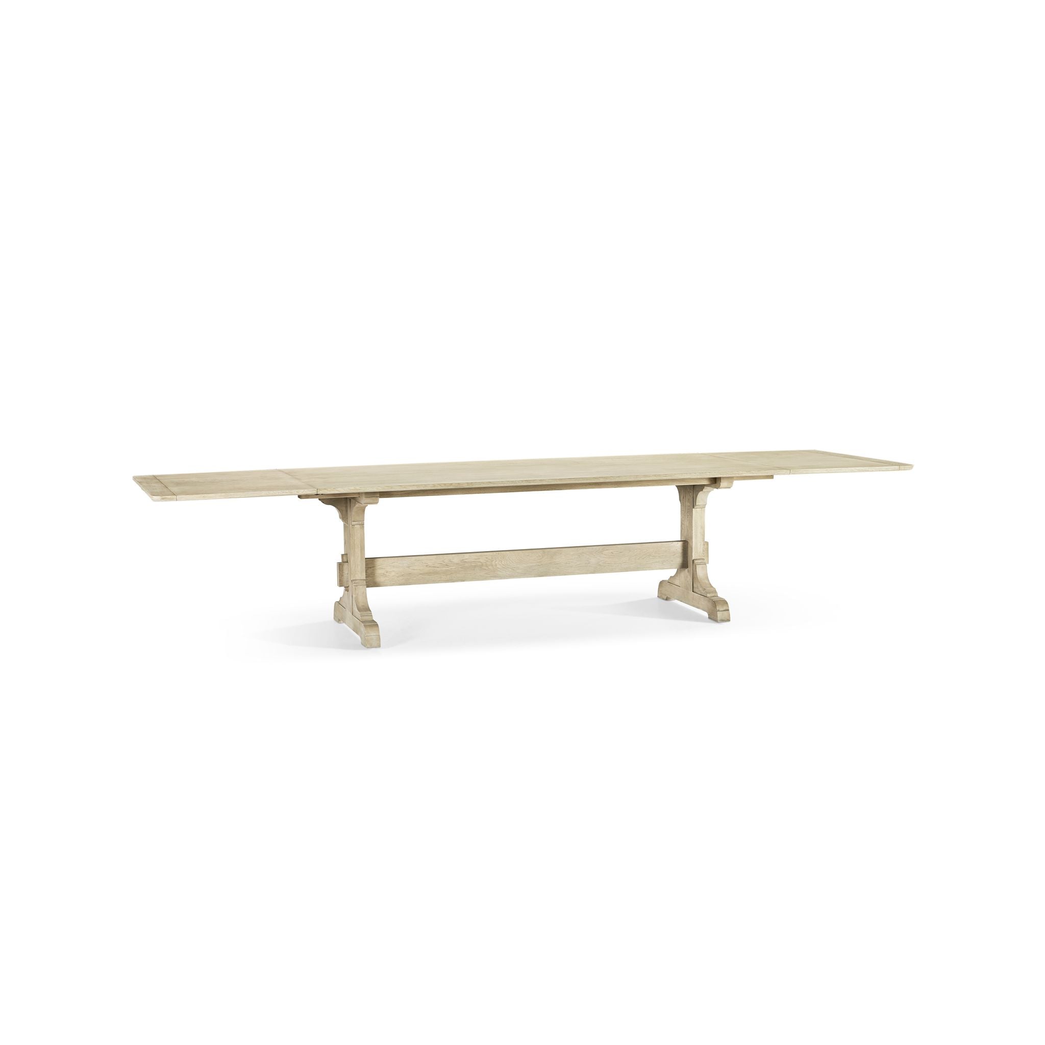 Jonathan Charles Epoch Trestle Dining Table — Stripped Oak