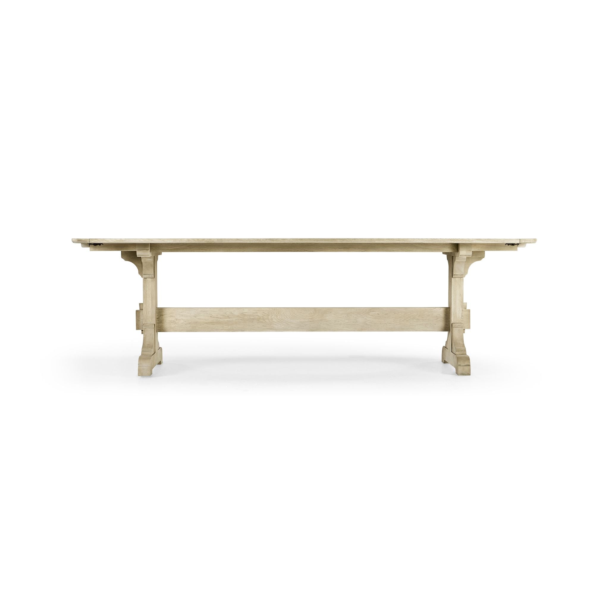 Jonathan Charles Epoch Trestle Dining Table — Stripped Oak