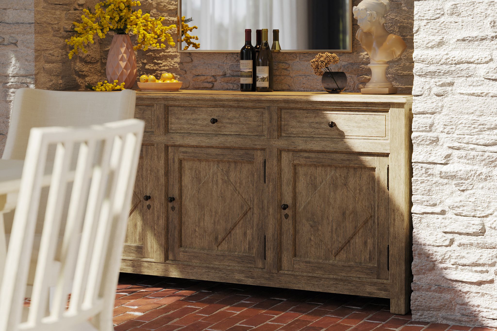 Jonathan Charles Eon Rustic French Server