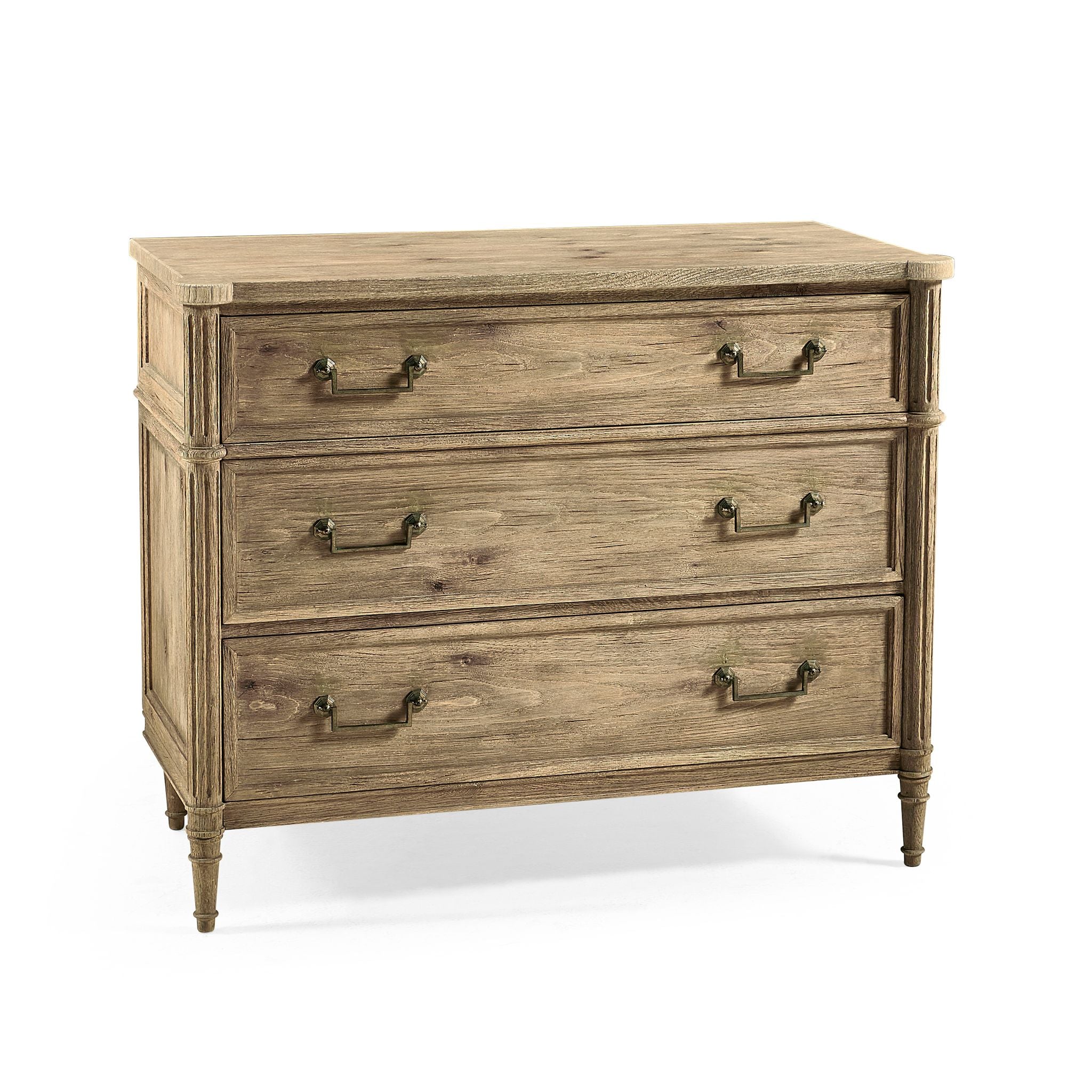 Jonathan Charles Kalpa Drawer Chest - Stripped Chestnut