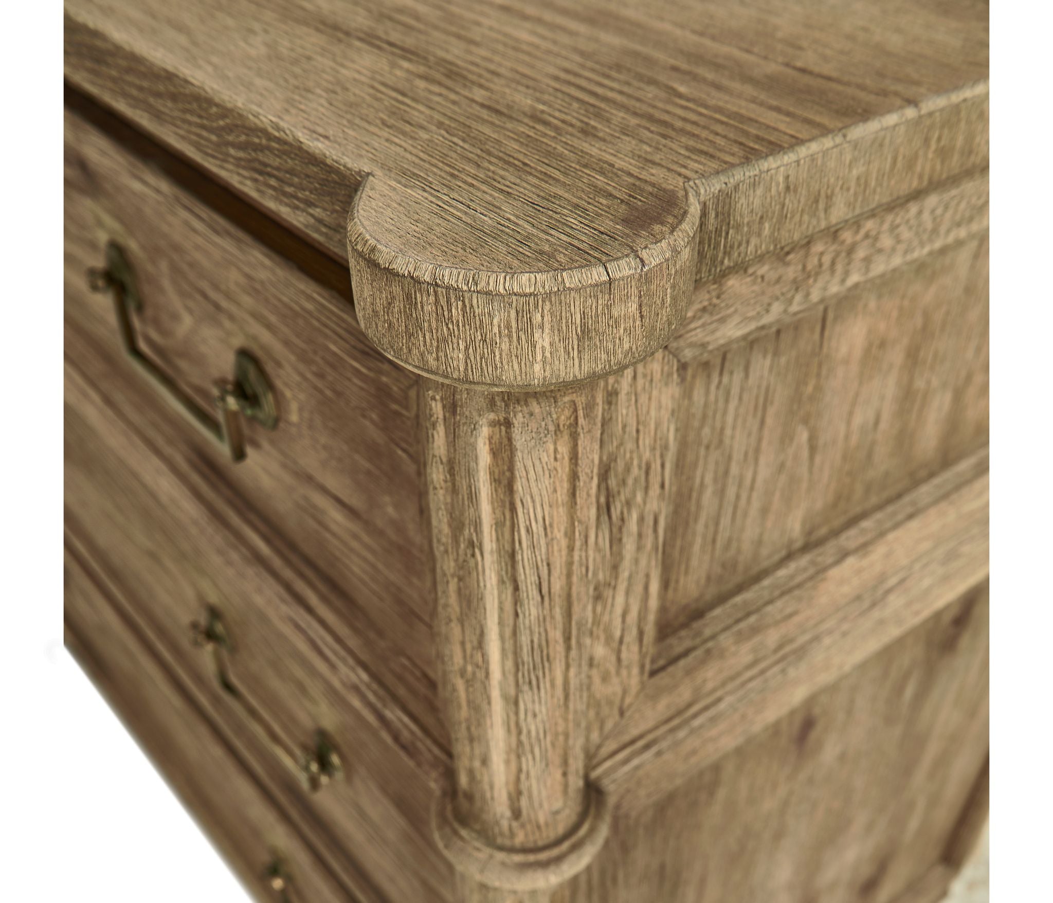 Jonathan Charles Kalpa Drawer Chest - Stripped Chestnut