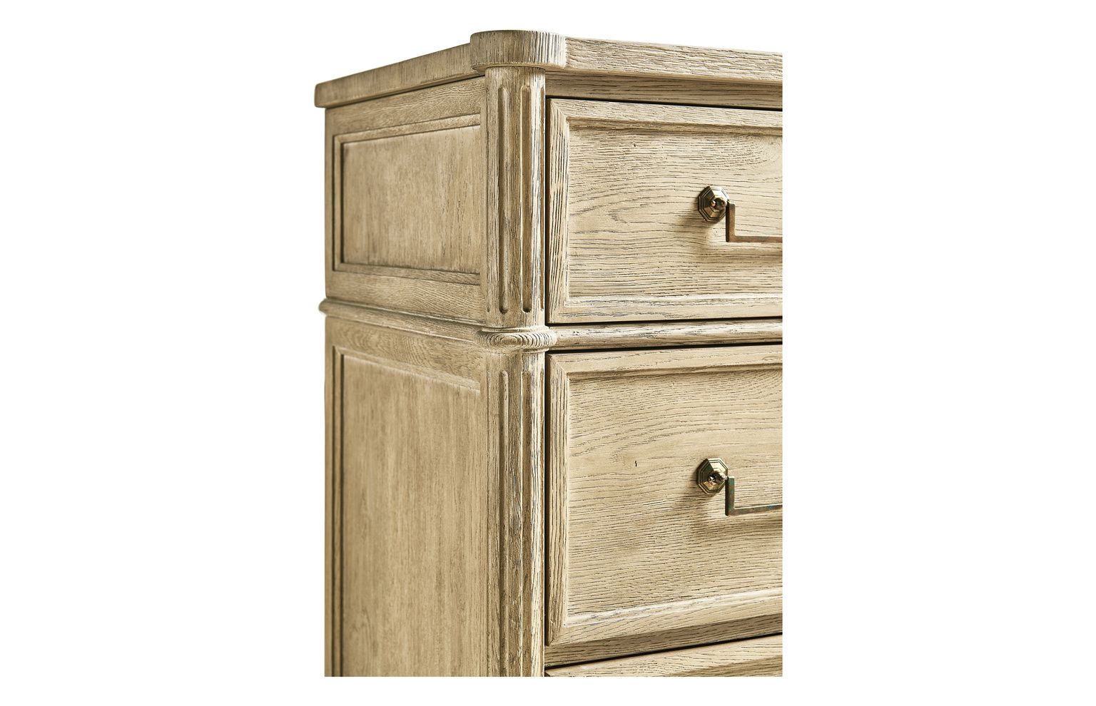 Jonathan Charles Kalpa Drawer Chest - Bleached Chestnut