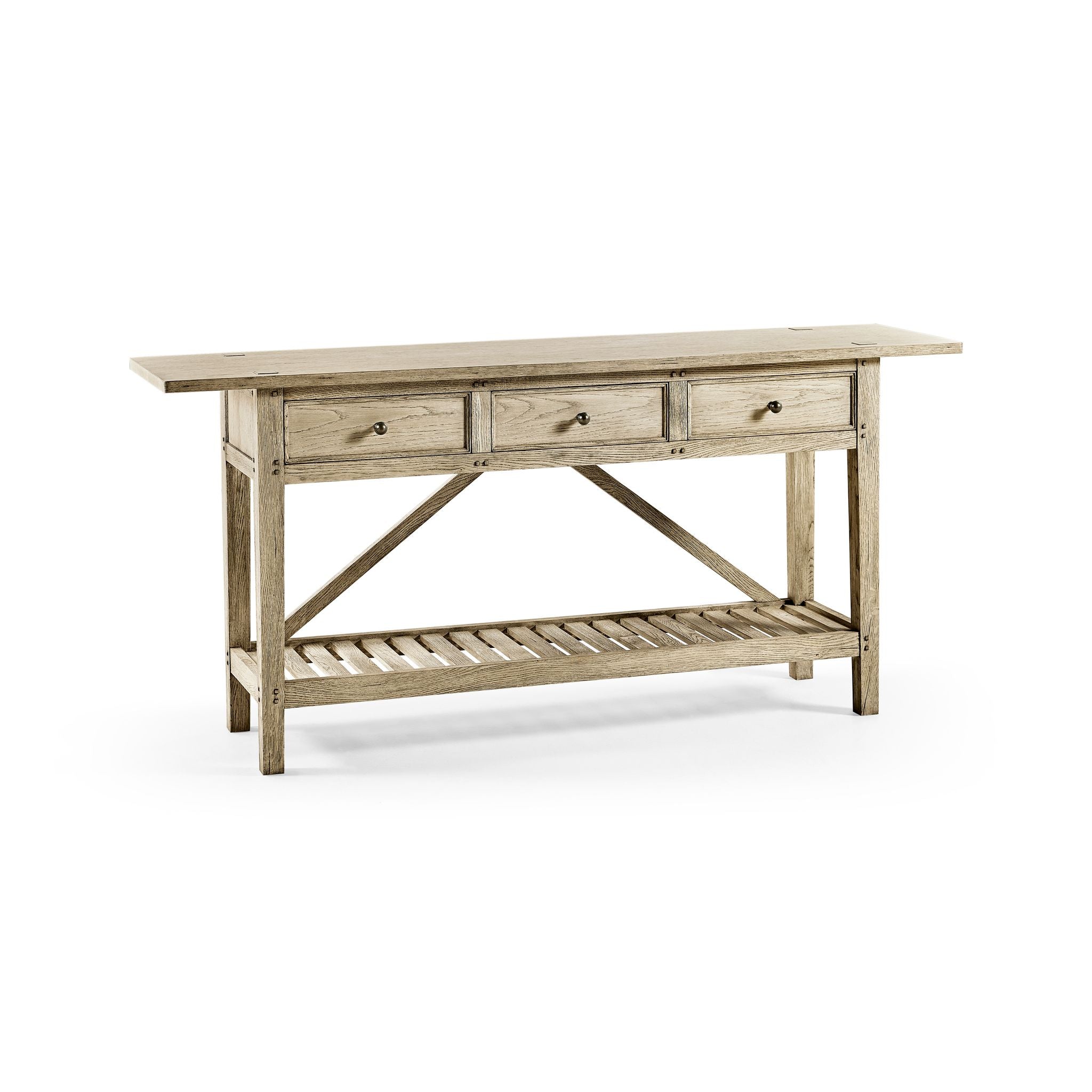 Jonathan Charles Inclination Rustic French Console