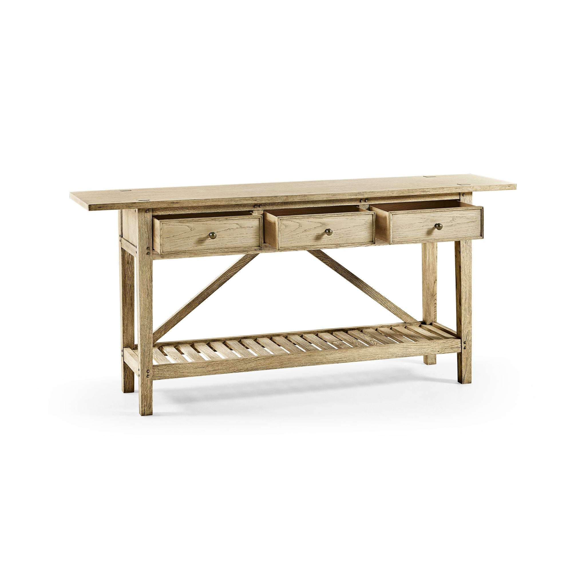 Jonathan Charles Inclination Rustic French Console