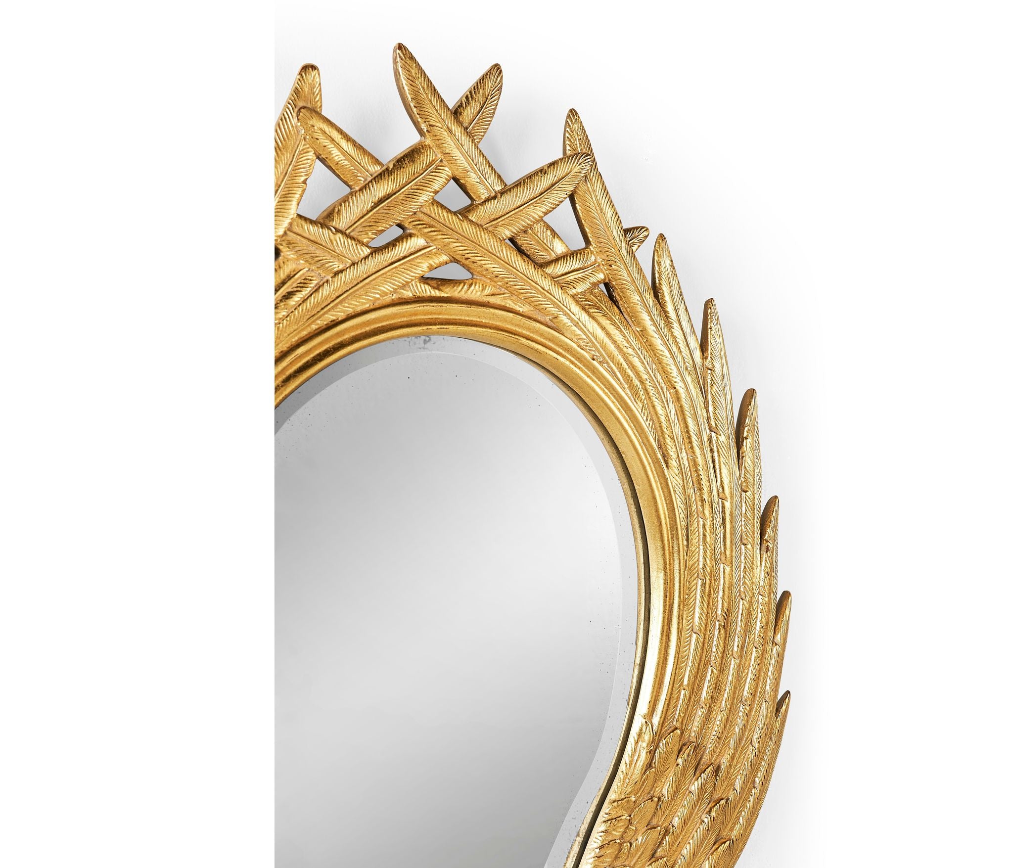 Jonathan Charles Classical "Winged" Wall Mirror
