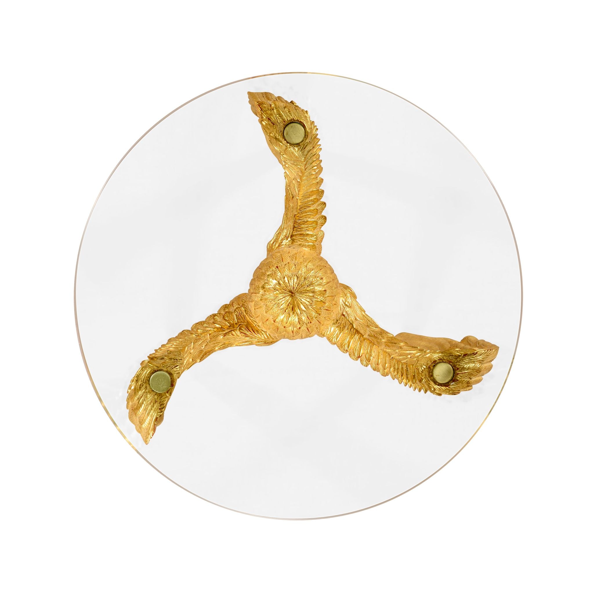 Jonathan Charles Three Winged End Table