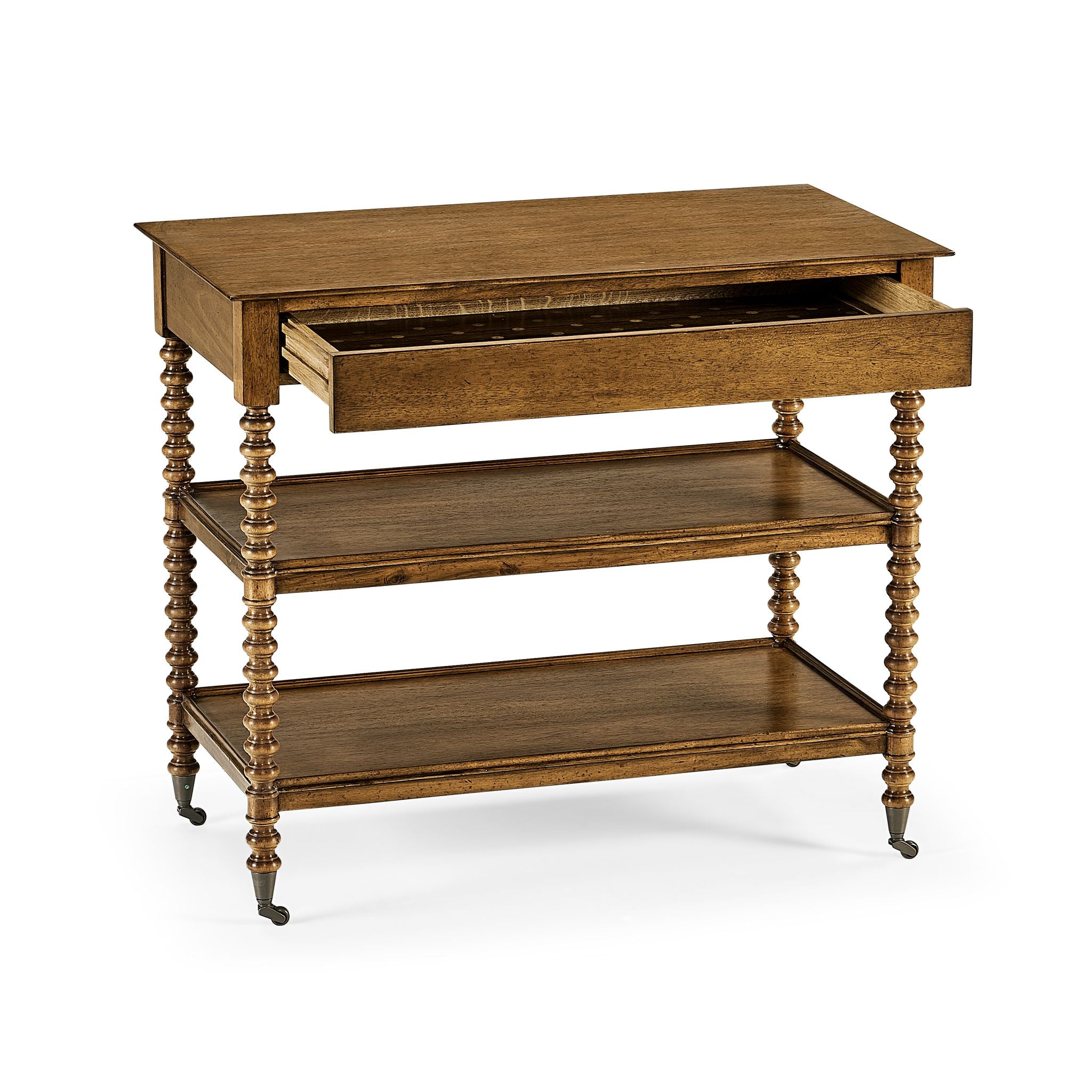 Jonathan Charles Tormarton End Table — Grey Fruitwood