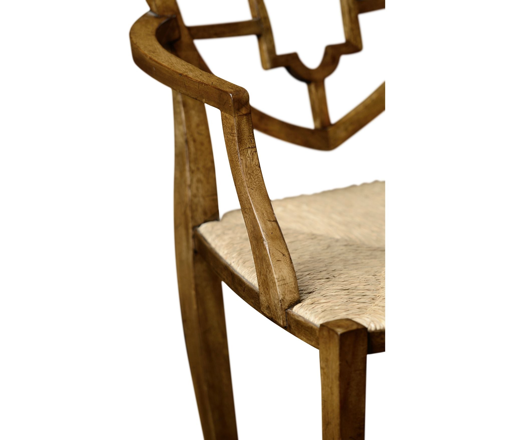 Jonathan Charles Aveburn Grey Fruitwood Arm Chair