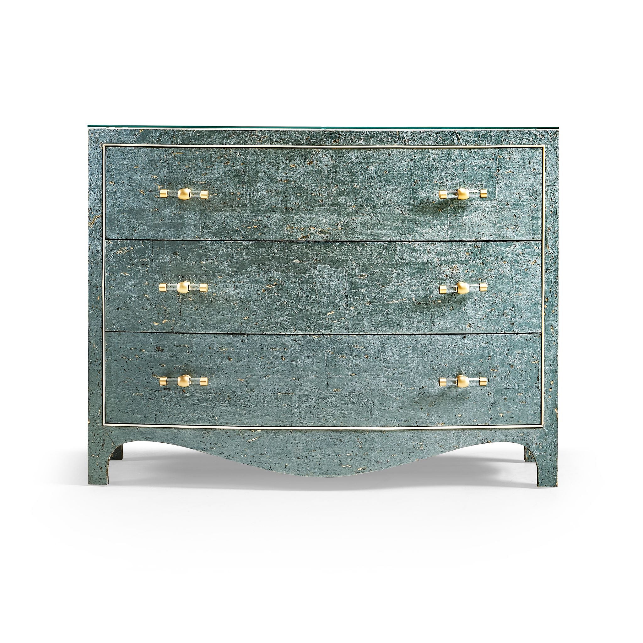 Jonathan Charles Suberin Cork Bow Front Chest