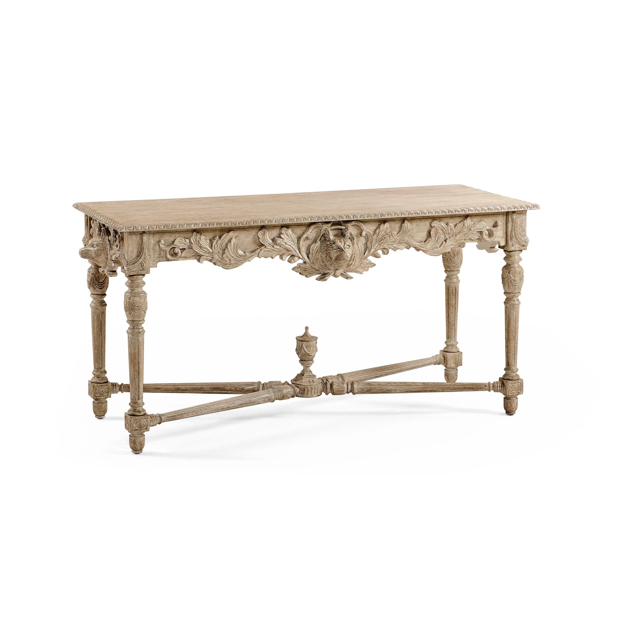 Jonathan Charles Godwyn Grey Oak Console Table