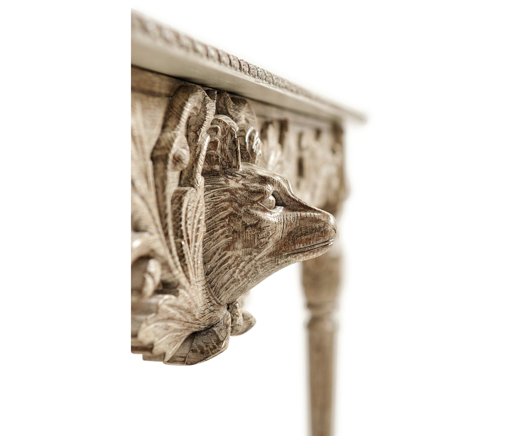 Jonathan Charles Godwyn Grey Oak Console Table