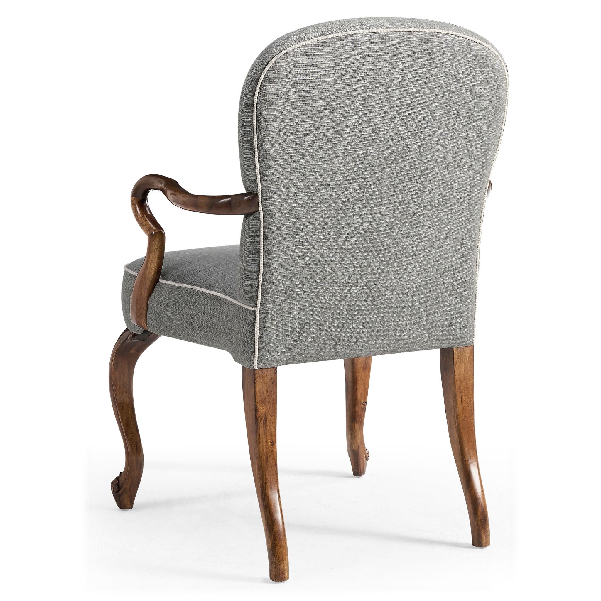 Jonathan Charles Gunby Grey Fruitwood Dining Arm Chair