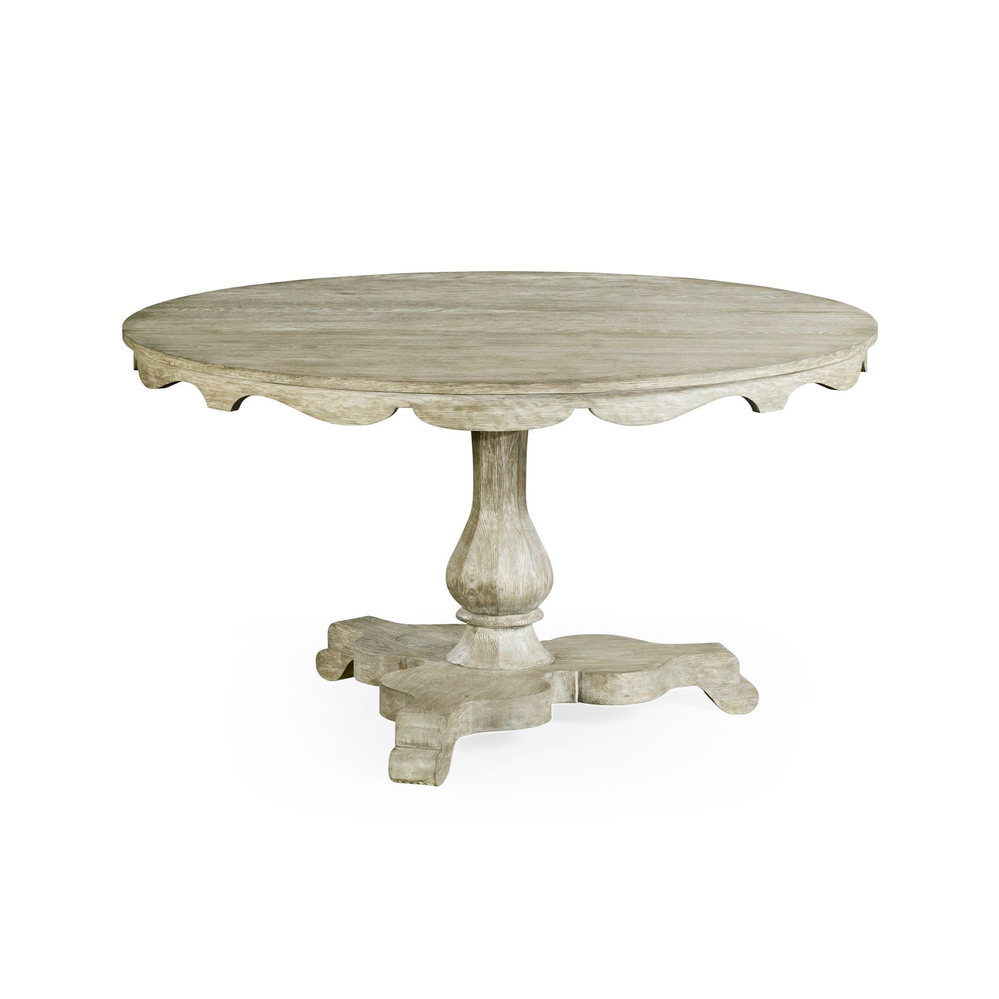 Jonathan Charles Overbury 54" Grey Oak Breakfast Table