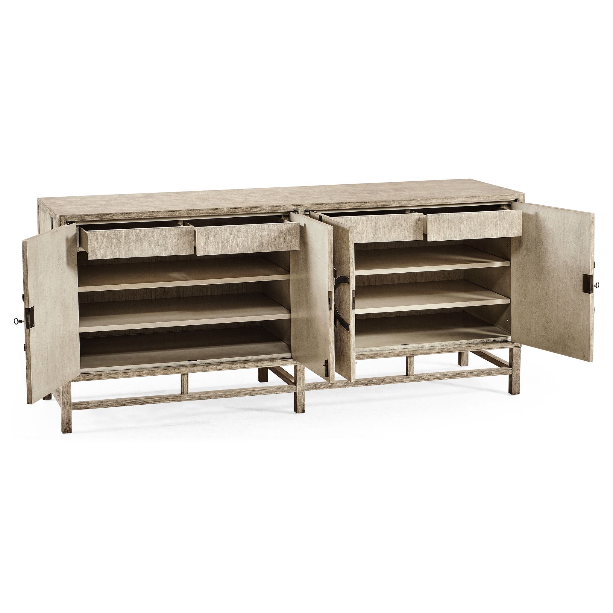 Jonathan Charles Hewlett Grey Oak Buffet