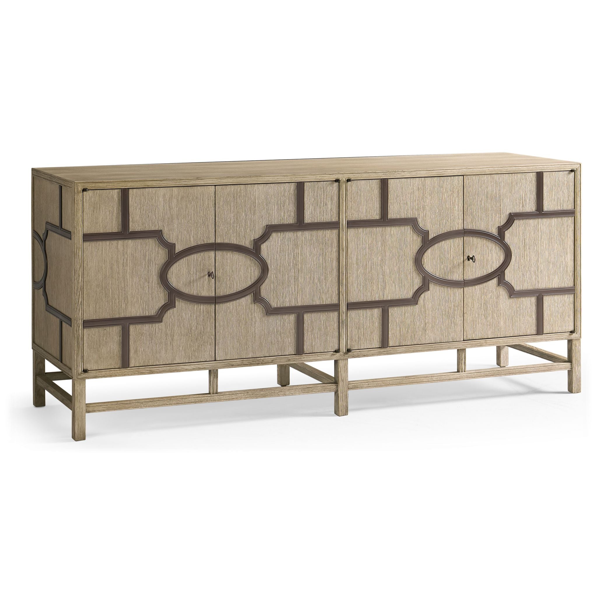 Jonathan Charles Hewlett Grey Oak Buffet