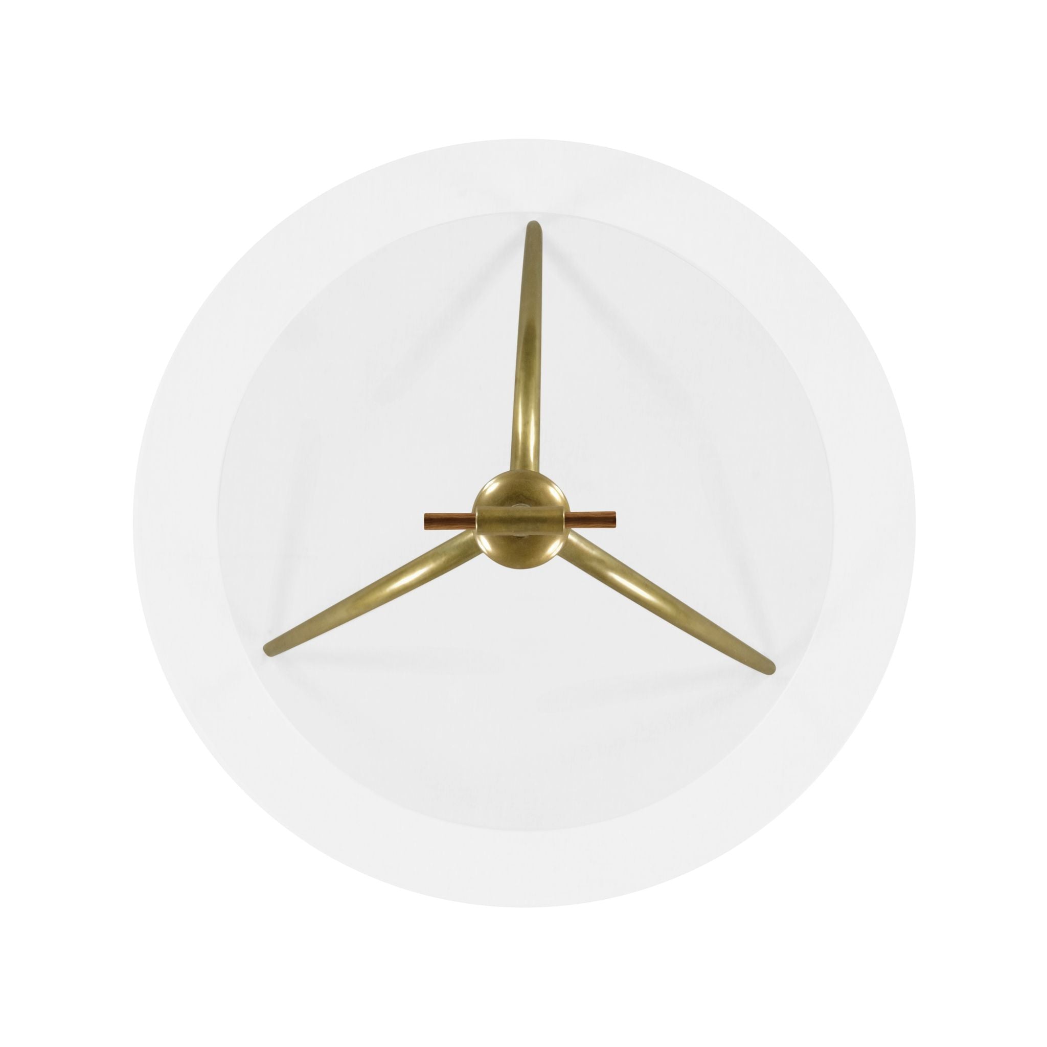 Jonathan Charles Brass & Glass Round Drinks Table