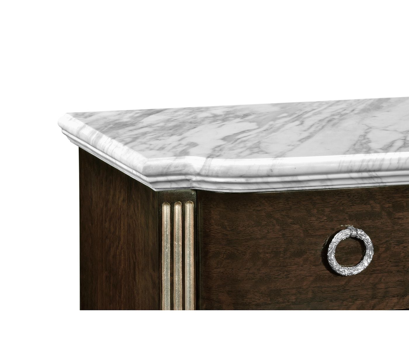 Jonathan Charles Black Eucalyptus Chest of Drawers