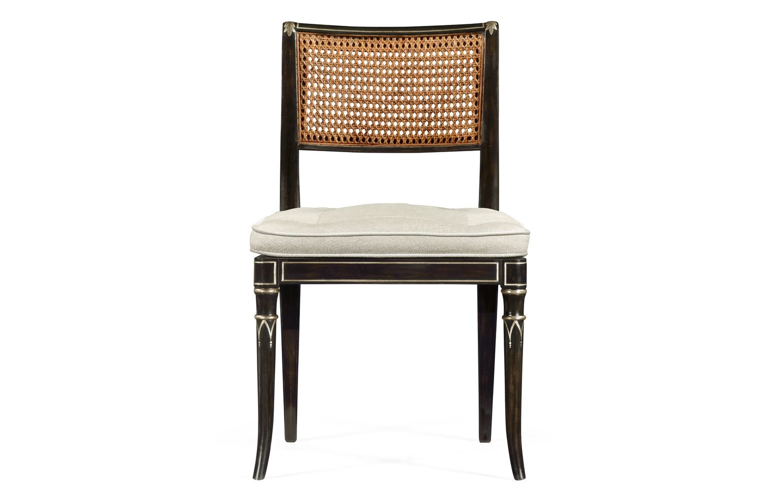 Jonathan Charles Linden Charcoal Wash Dining Side Chair
