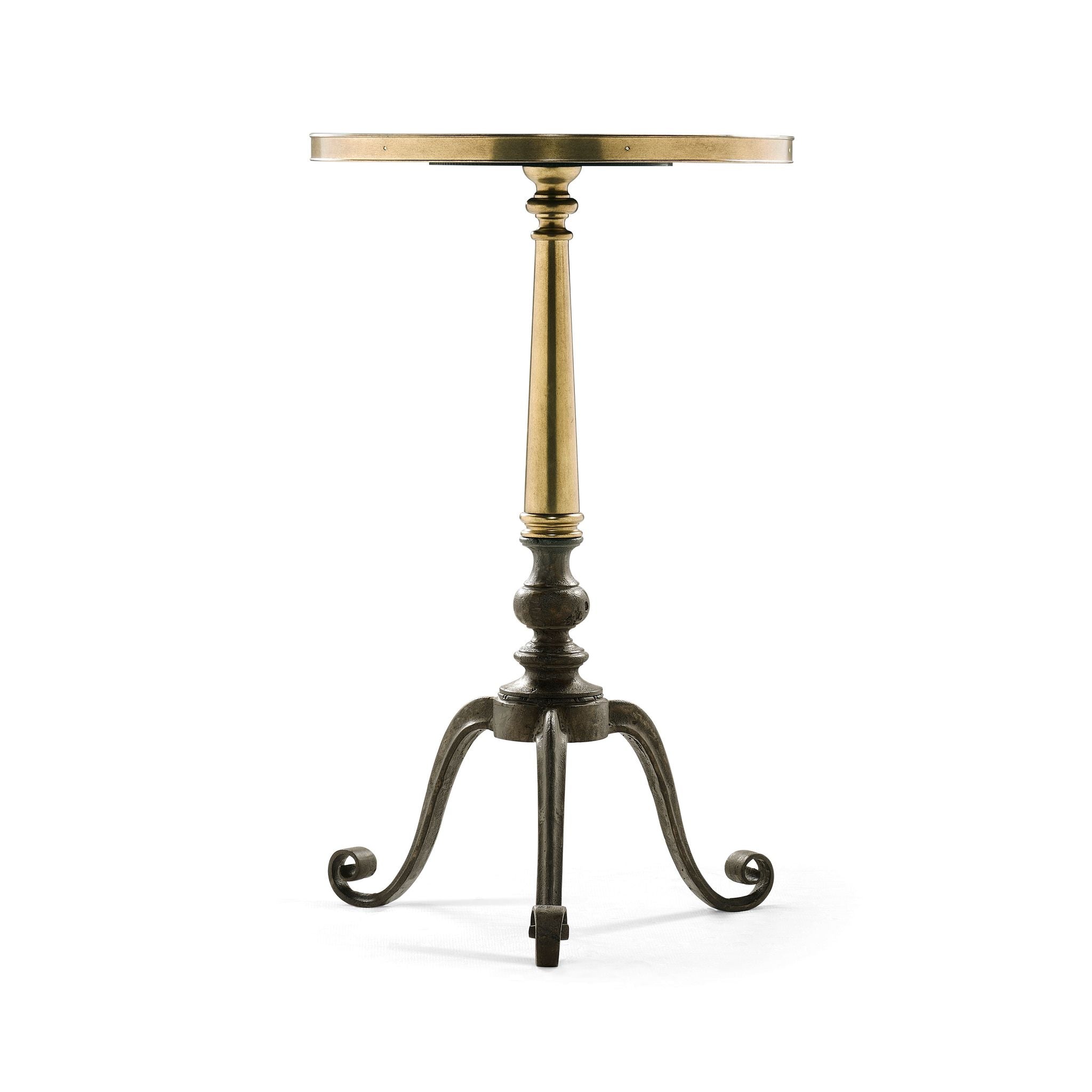 Jonathan Charles Anitque Brass End Table