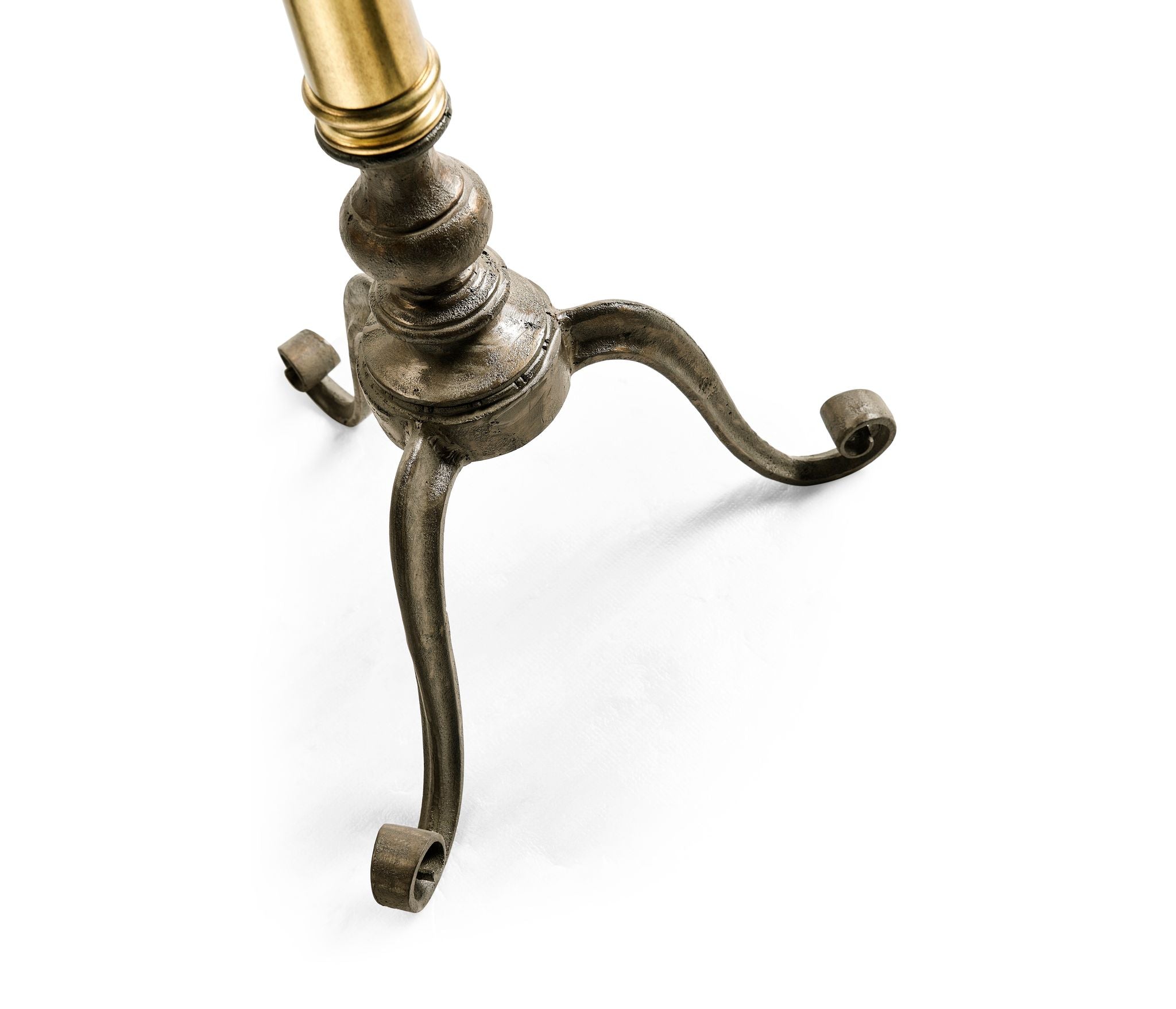 Jonathan Charles Anitque Brass End Table