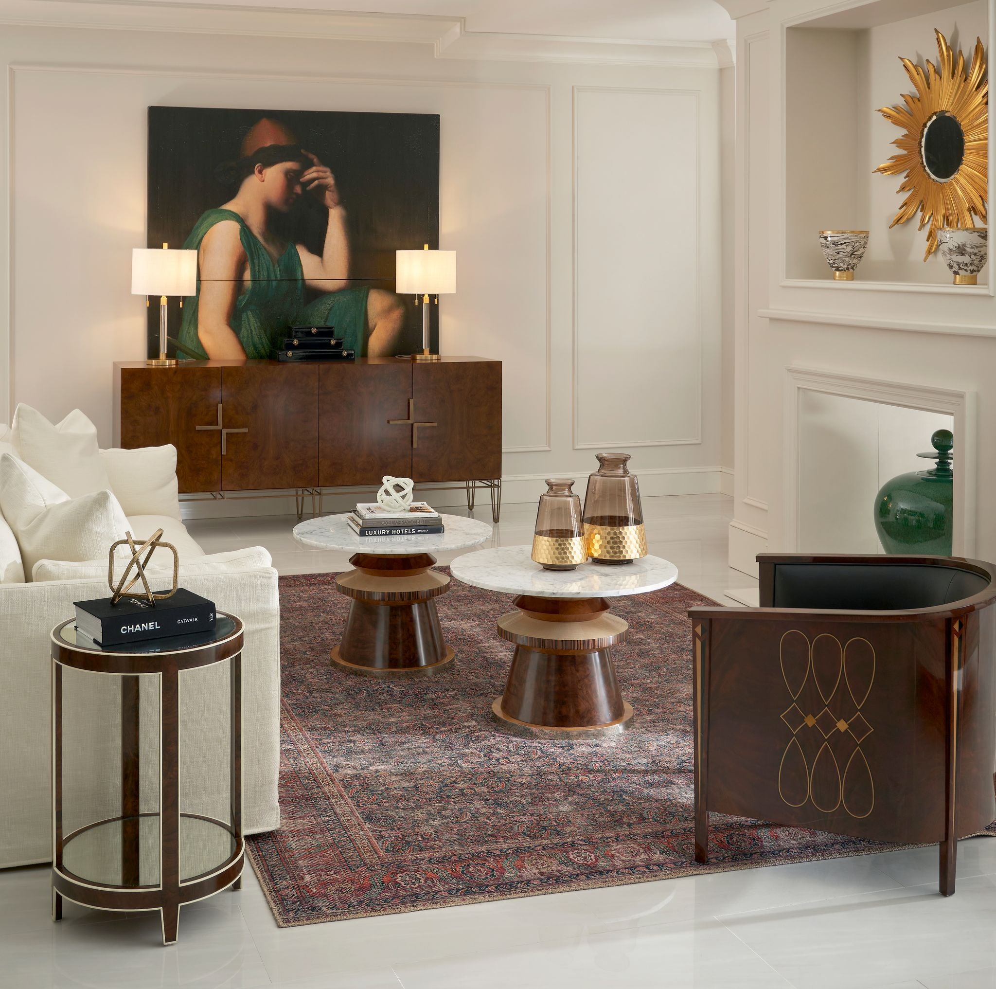 Jonathan Charles Jacques Round End Table