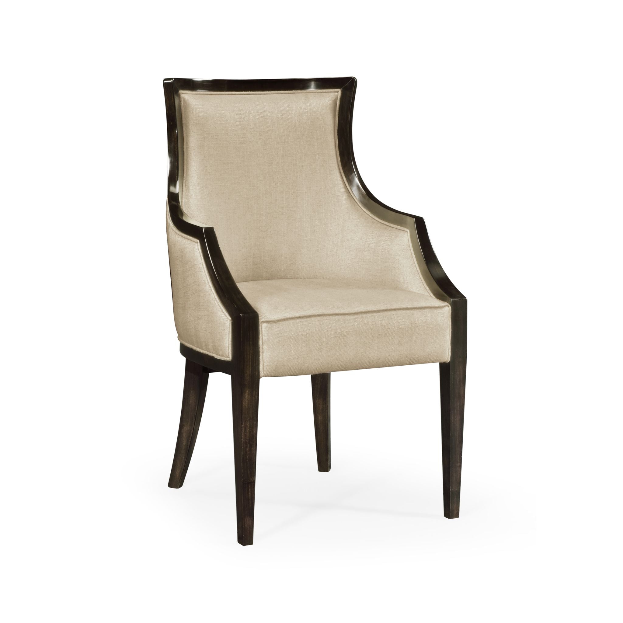 Jonathan Charles Smoked Grey Eucalyptus Sidechair, F001