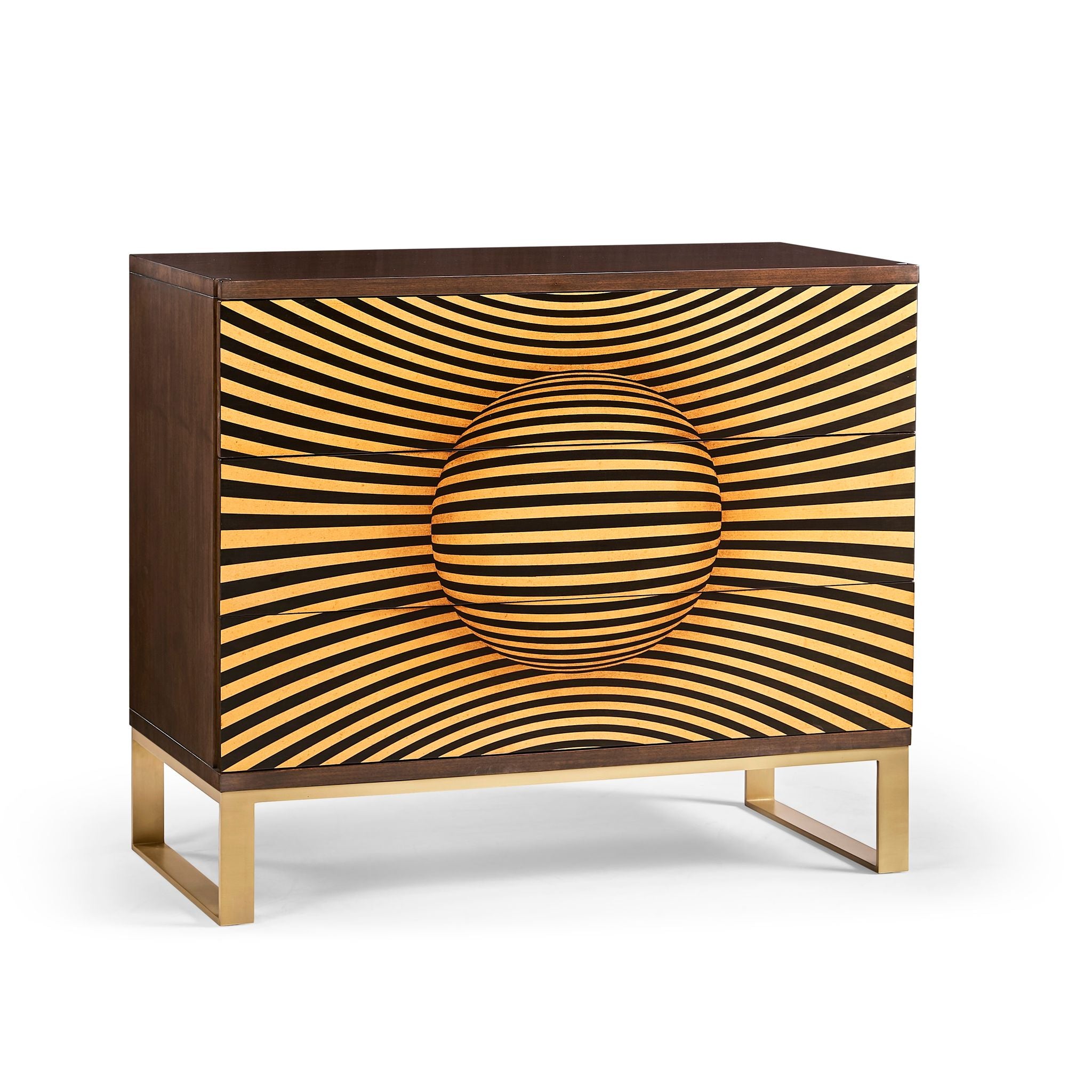 Jonathan Charles 3D Op Art Chest of Drawers