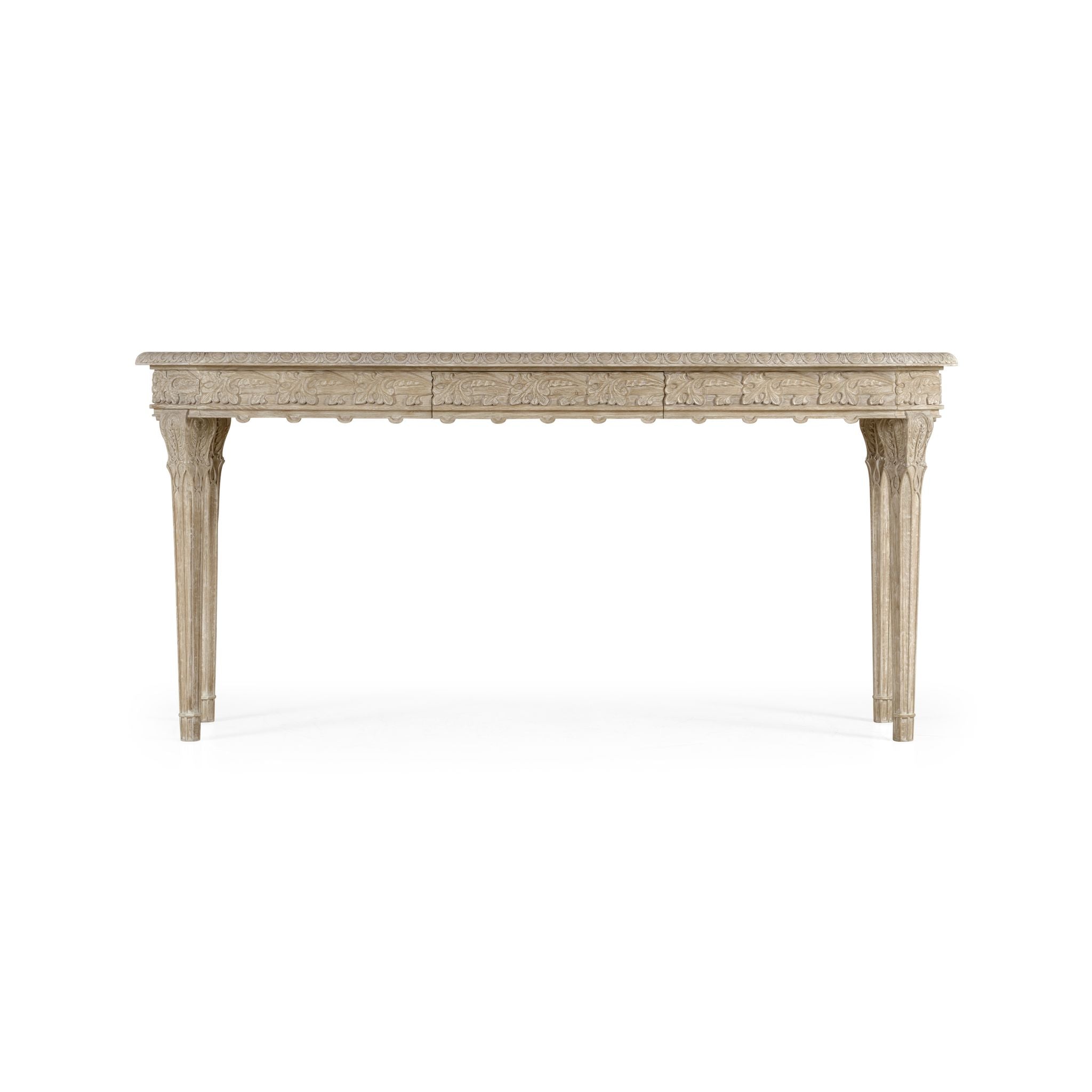 Jonathan Charles Bellefontaine White Oak Console Table