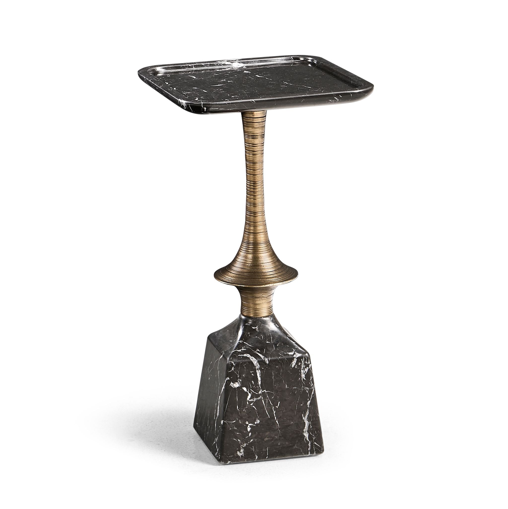 Jonathan Charles Stone Harbor Martini Table - Black