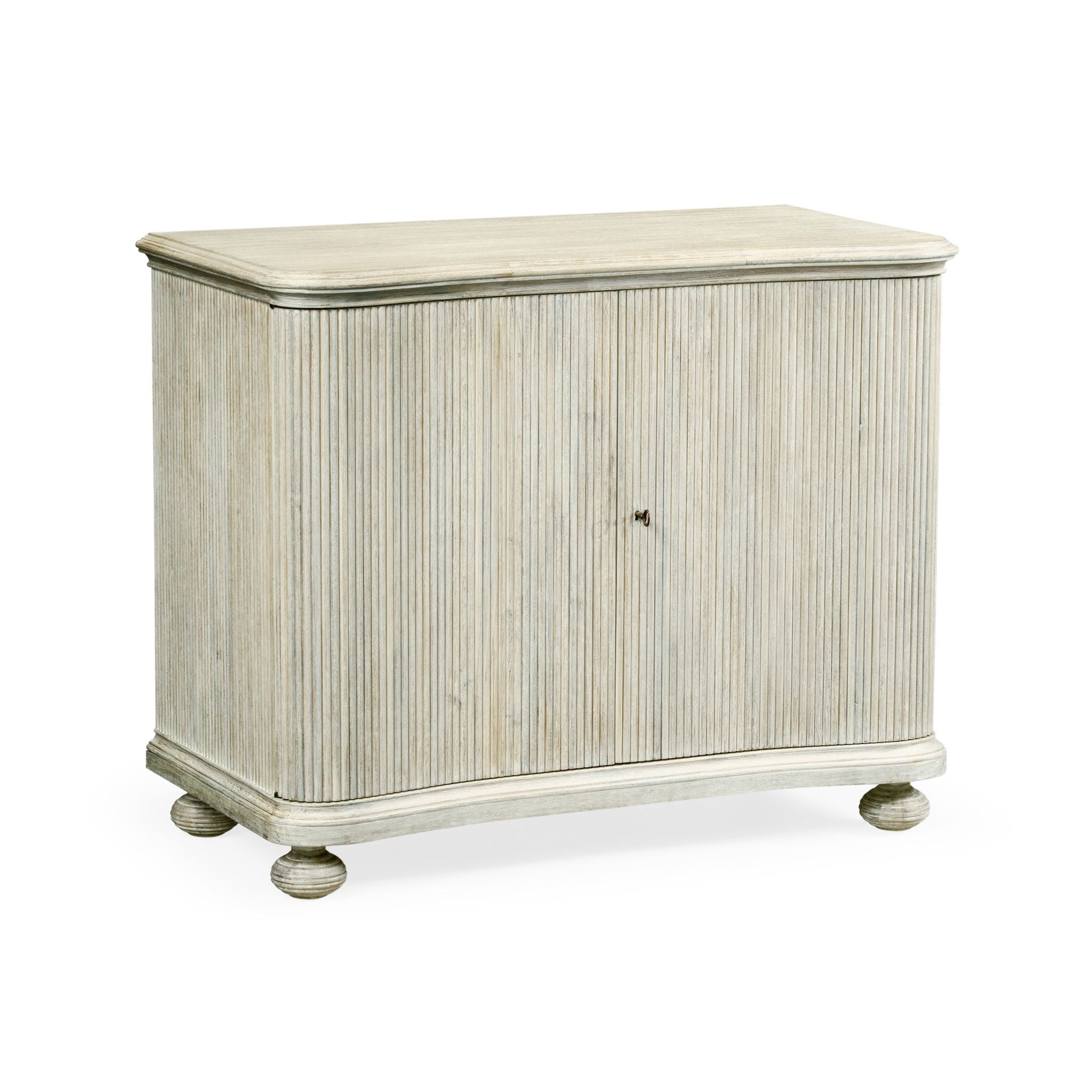 Jonathan Charles Belleville Washed Acacia Storage Cabinet