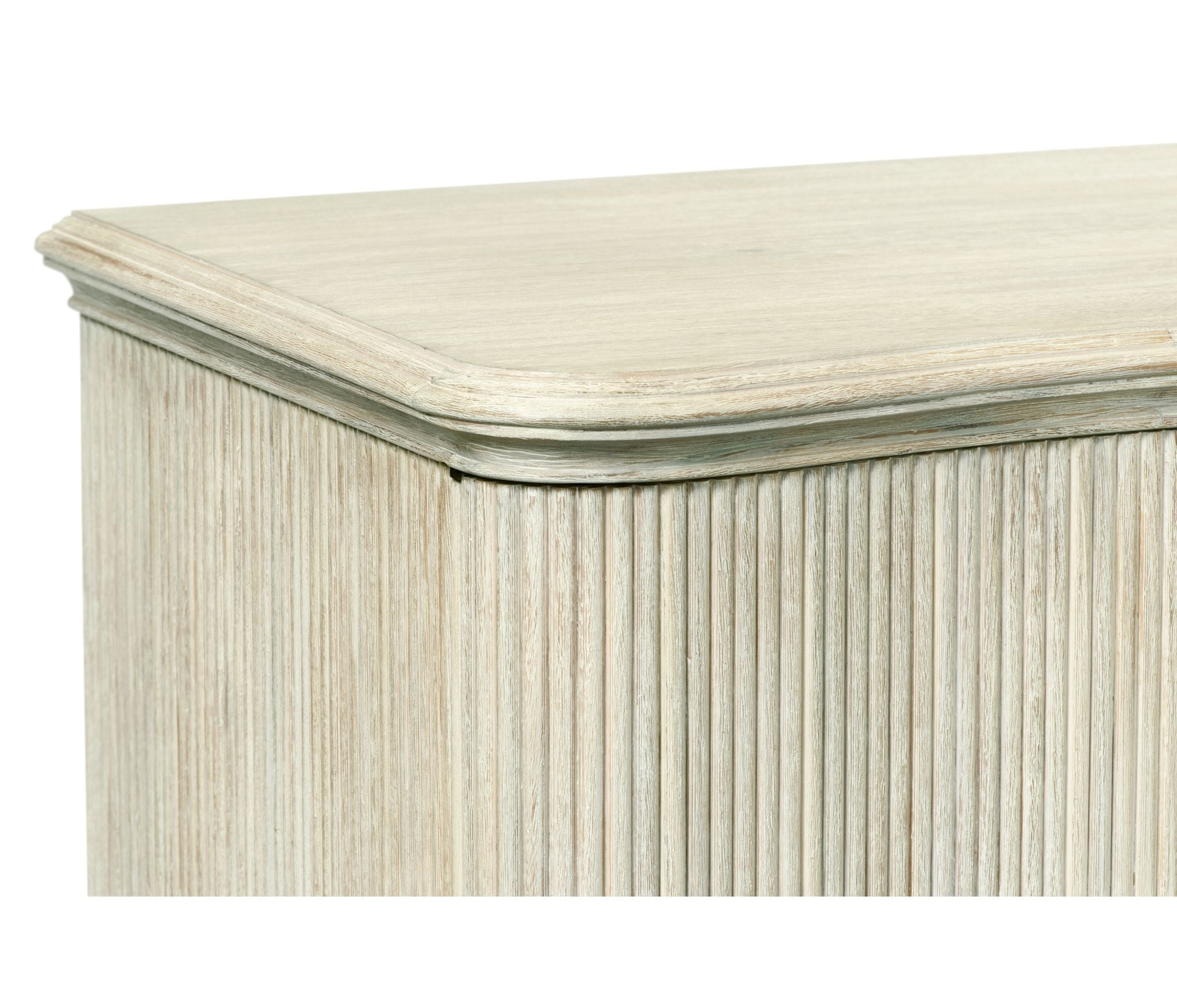 Jonathan Charles Belleville Washed Acacia Storage Cabinet