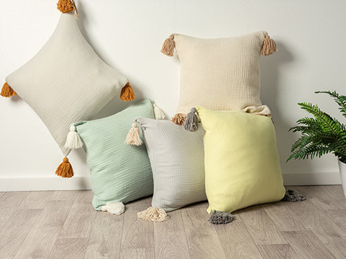 LR Home Amari Pillow — Gossamer Green
