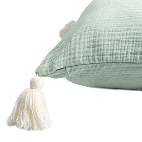LR Home Amari Pillow — Gossamer Green