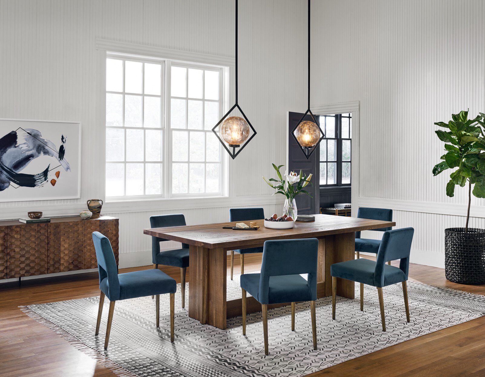 Four Hands Joseph Dining Chair — Bella Jasper-Toasted Oak